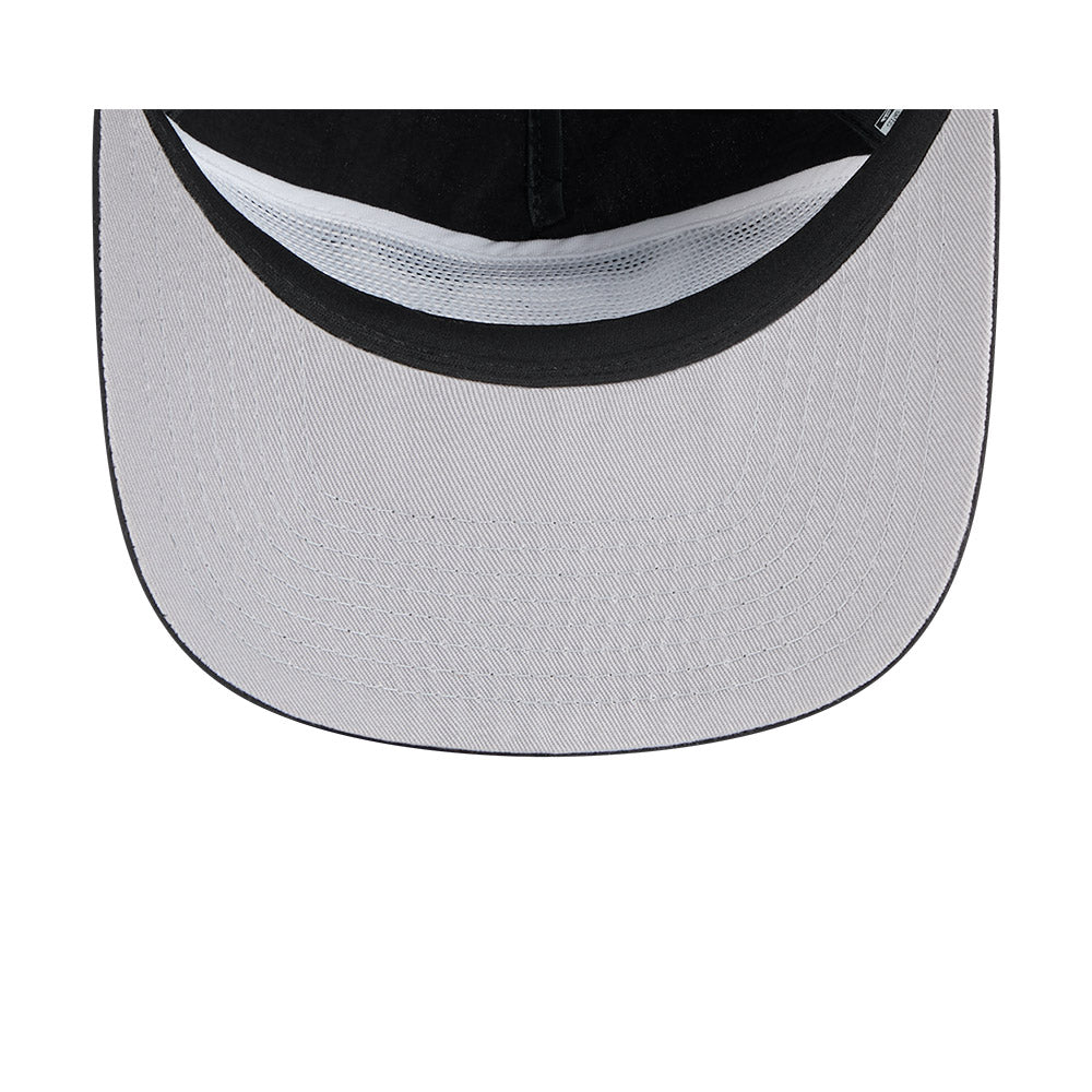 New Era Chicago Bulls Strapback Golf Hat - Adjustable Nylon Snapback Cap for Men & Women - Perfect for Golf, Baseball, Basketball Games & Outdoor Activities