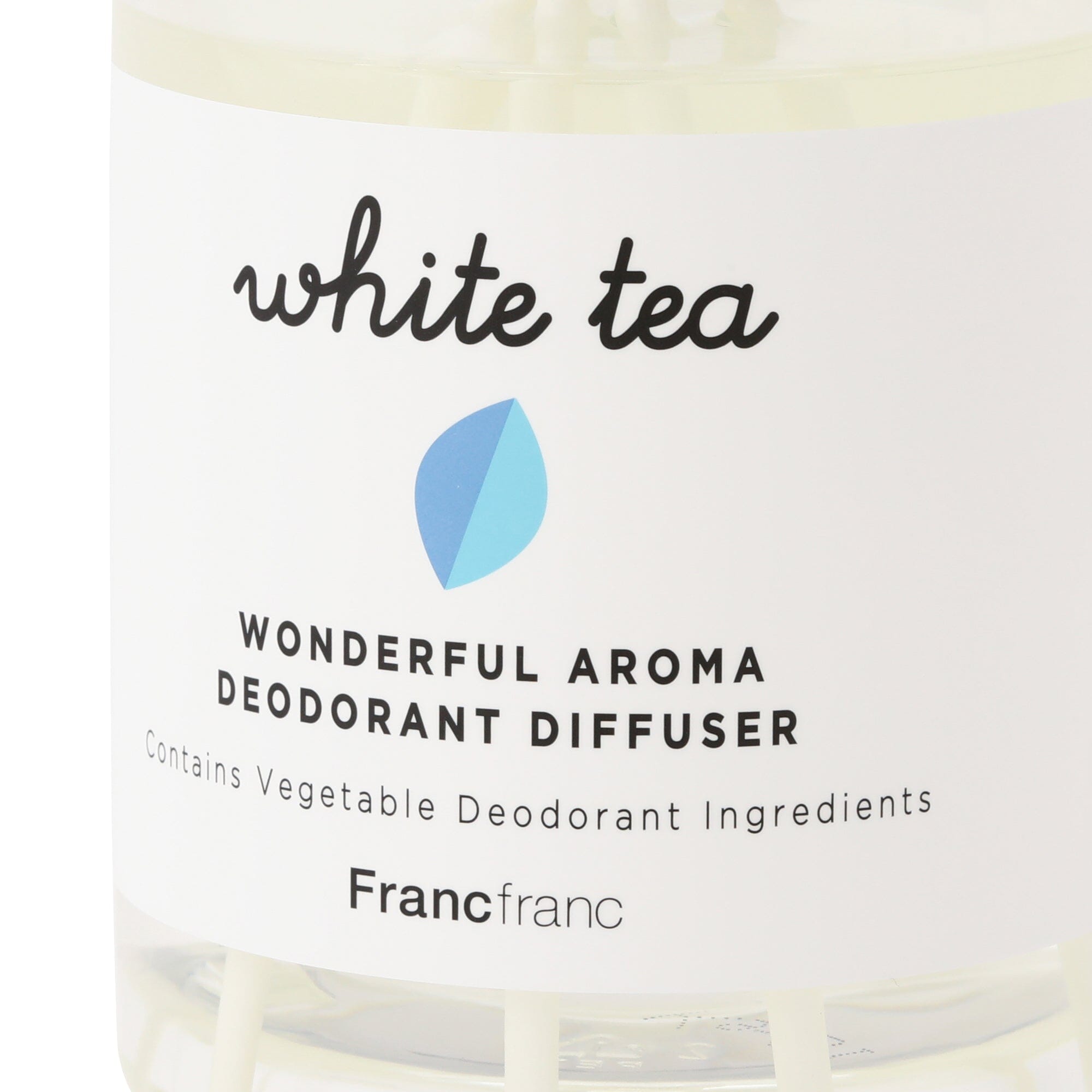 Wonderful Aroma 2 Reed Diffuser - White Tea Scented Home Fragrance Oil Set for Living Room, Bedroom & Bathroom