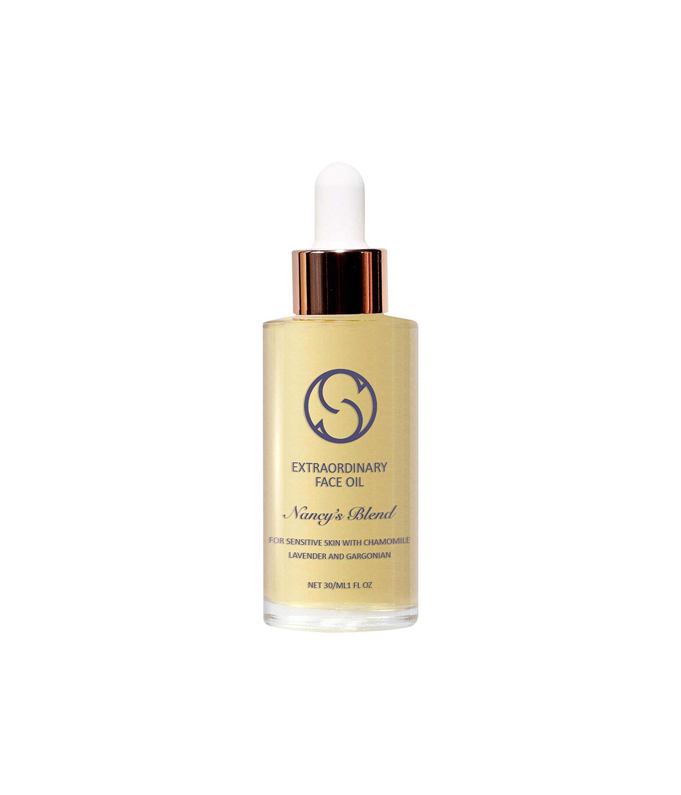 CIRCCELL Extraordinary Face Oil – Nancy’s Blend for Healing & Sensitive Skin – Hydrating, Calming Anti-Aging Treatment with Chamomile, Lavender & Geranium – Suitable for All Skin Types – Perfect for Daily Skincare Routine & Nighttime Skin Repair
