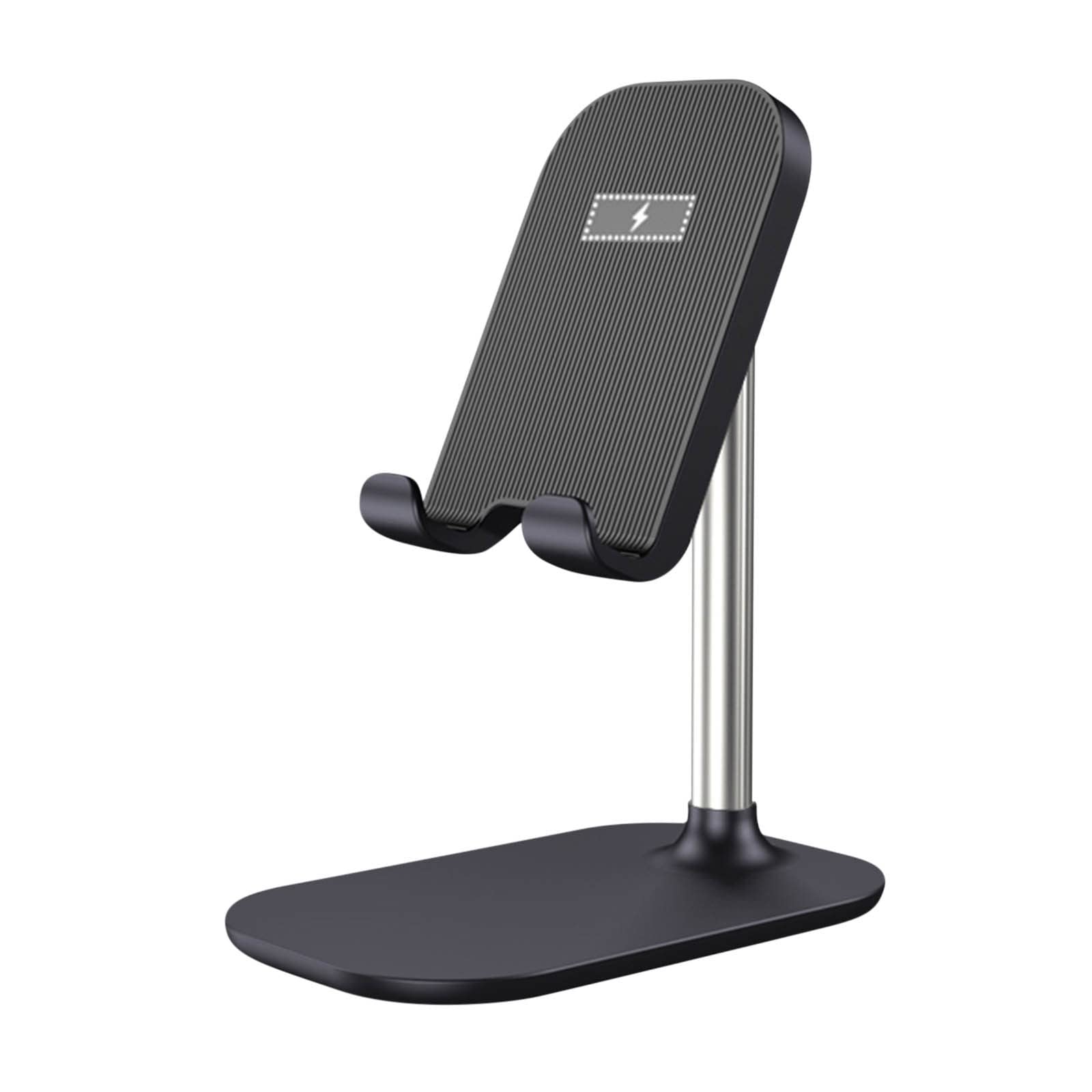 Wireless Charging Phone Stand - Adjustable & Foldable Mobile Phone Holder for Desk & Home Use, Compatible with All Smartphones (Blue, Pink, White) | Perfect for Work, Study, Watching Videos & Hands-Free Charging