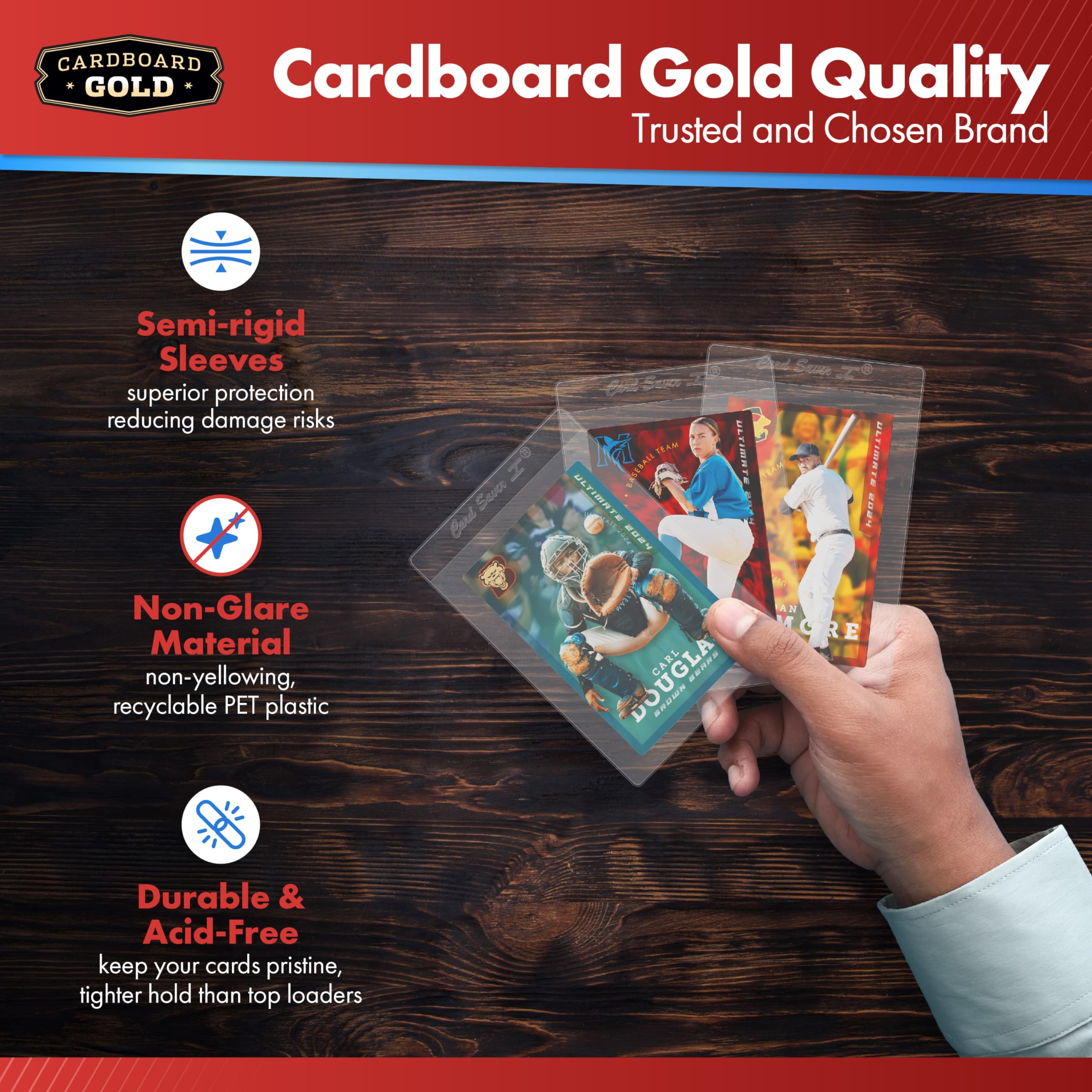 PSA-Approved Card Saver 1 - 50 Count Semi-Rigid Trading Card Holder Protectors | Baseball, Sports & Collectible Cards Storage | Compatible with Card Sleeves, Binders & Storage Boxes | Perfect for Card Grading, Trading & Collection Organization