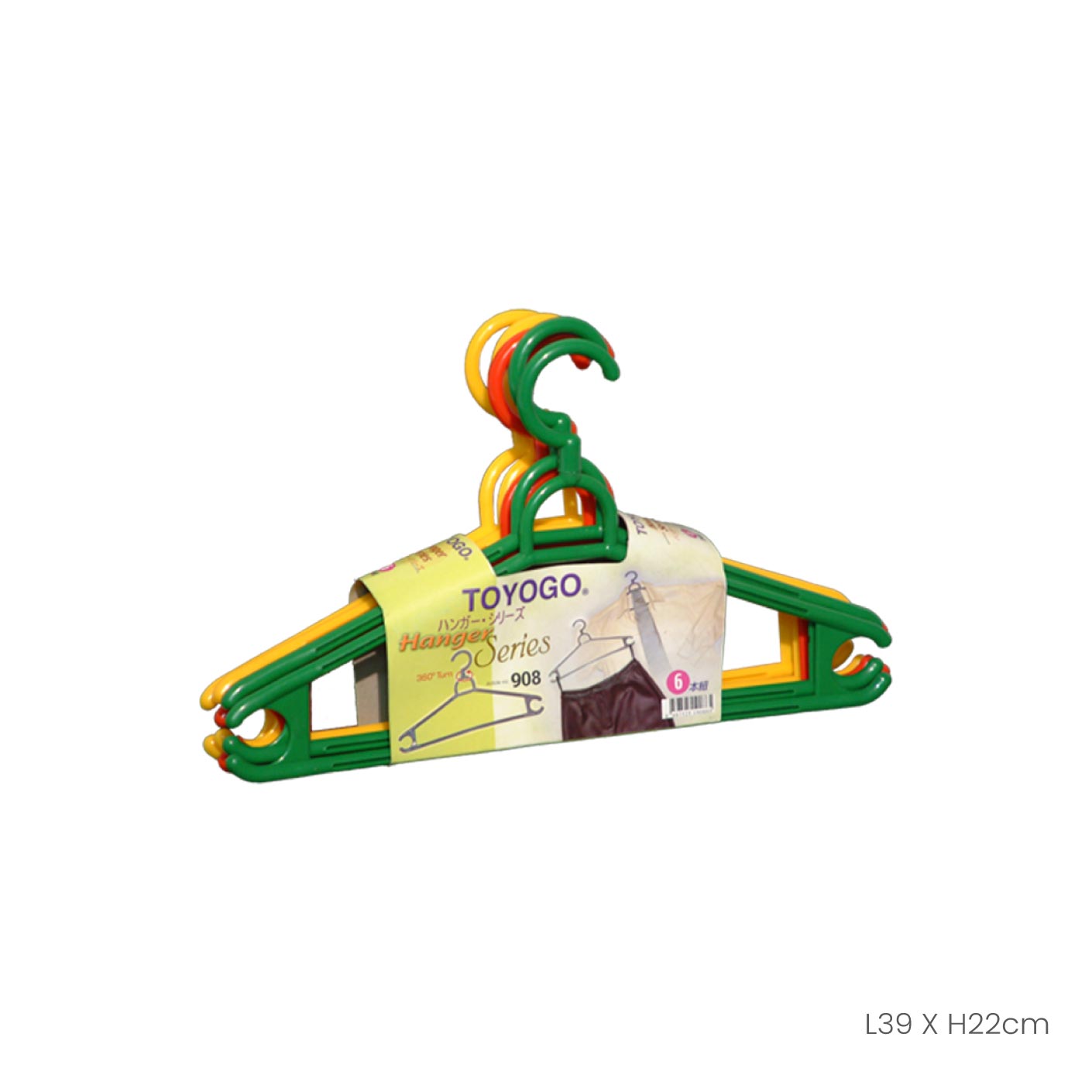 6S Boutique Hanger (908 6P) - Premium Closet Organizer for Dresses, Blouses & Coats - Perfect for Retail Stores & Home Wardrobe Organization
