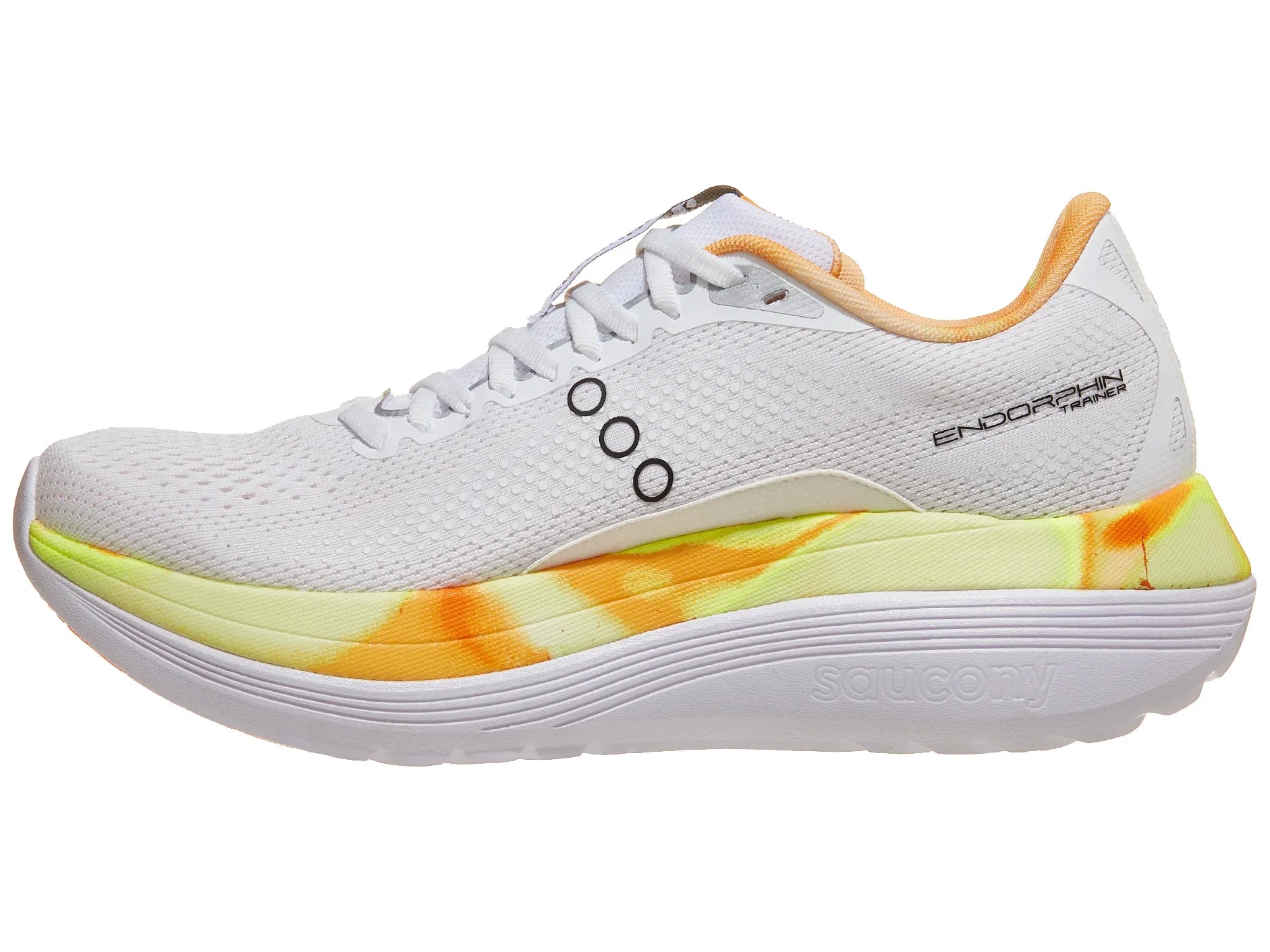 Men's Running Shoes - Endorphin Trainer White & Black | Lightweight Cushioned Sneakers for Training & Gym Workouts