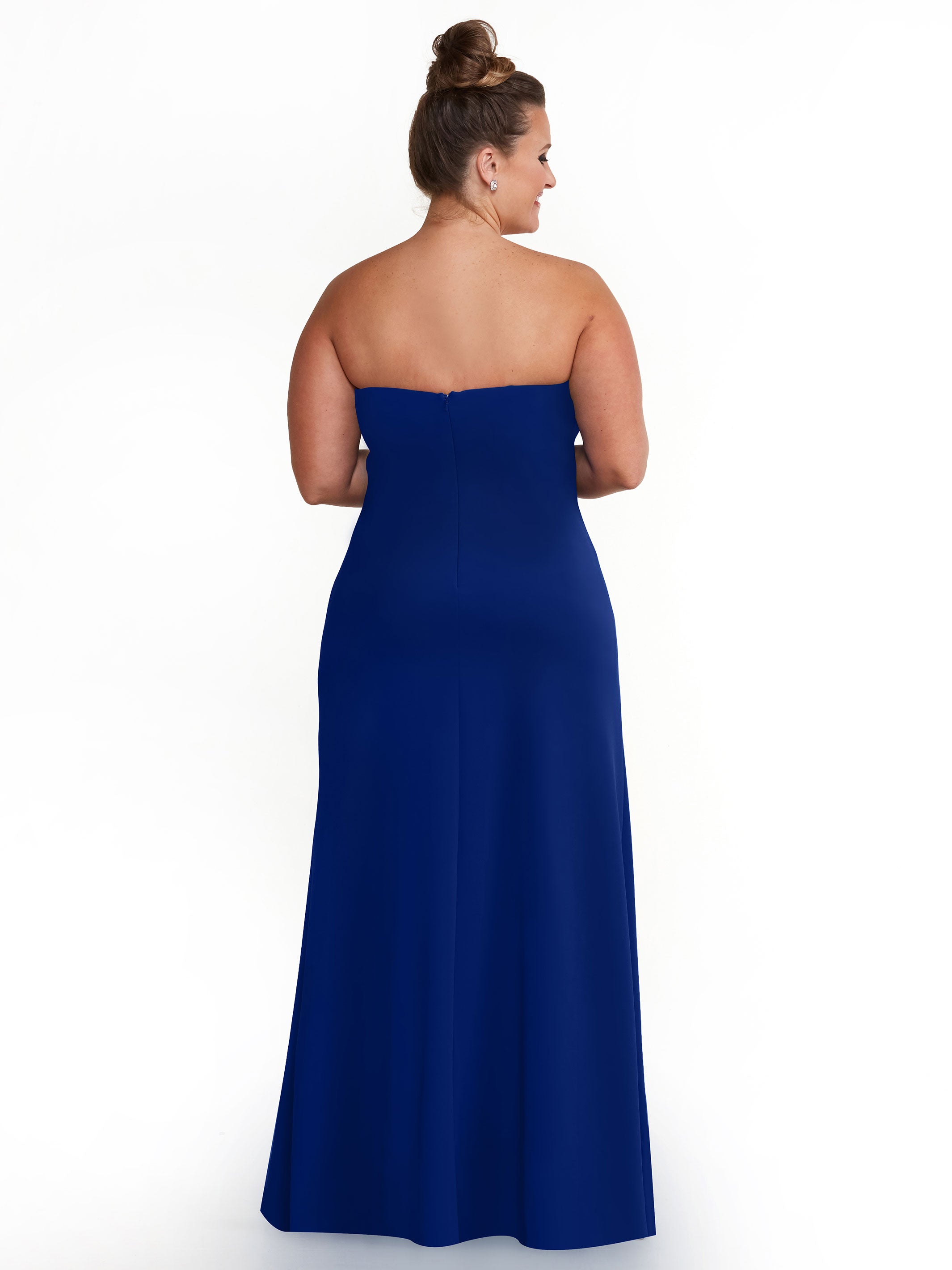 Elegant 83044 A-Line Double Knit Strapless Sweetheart Neckline Bridesmaid Dress - Perfect for Weddings, Formal Events & Special Occasions