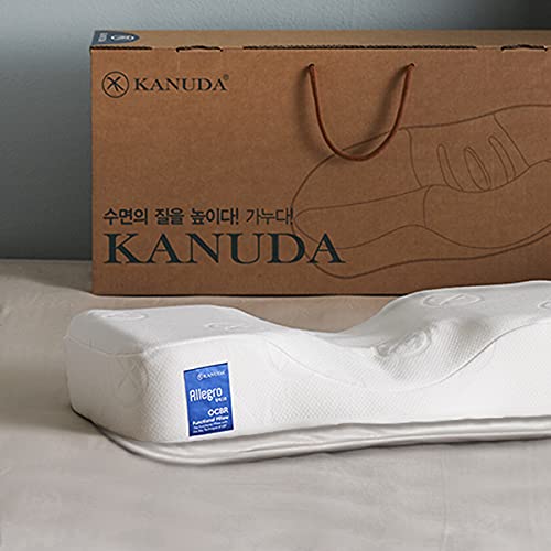 Andante Orthopedic Memory Foam Pillow - Neck Pain Relief & Posture Support Pillow for Side, Back & Stomach Sleepers - Ergonomic Cervical Pillow for Better Sleep & Spinal Alignment