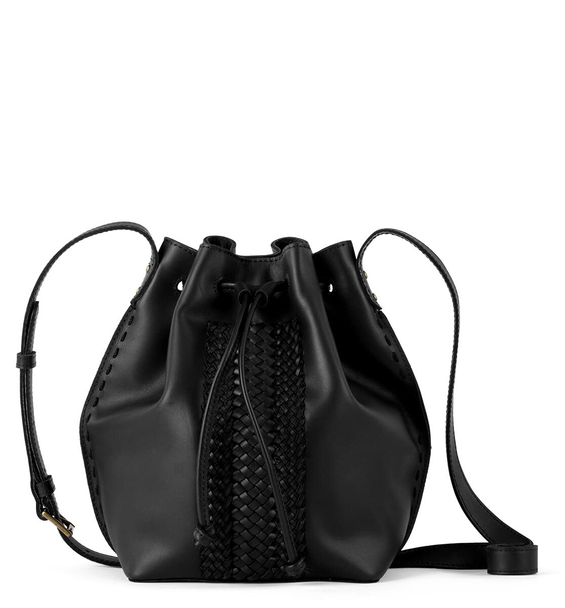 The Sak Ivy Genuine Leather Drawstring Bucket Bag - Convertible Crossbody Purse for Women, Perfect for Work, Travel & Everyday Use