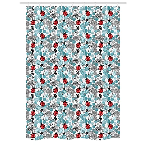Pale Blue Red Black