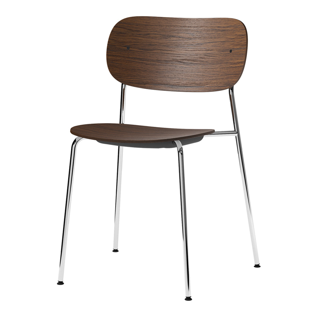 Modern Stackable Dining Chairs - Set of 4, Sturdy Metal Frame & Comfortable Seat - Perfect for Kitchen, Dining Room, Restaurant or Outdoor Patio Use