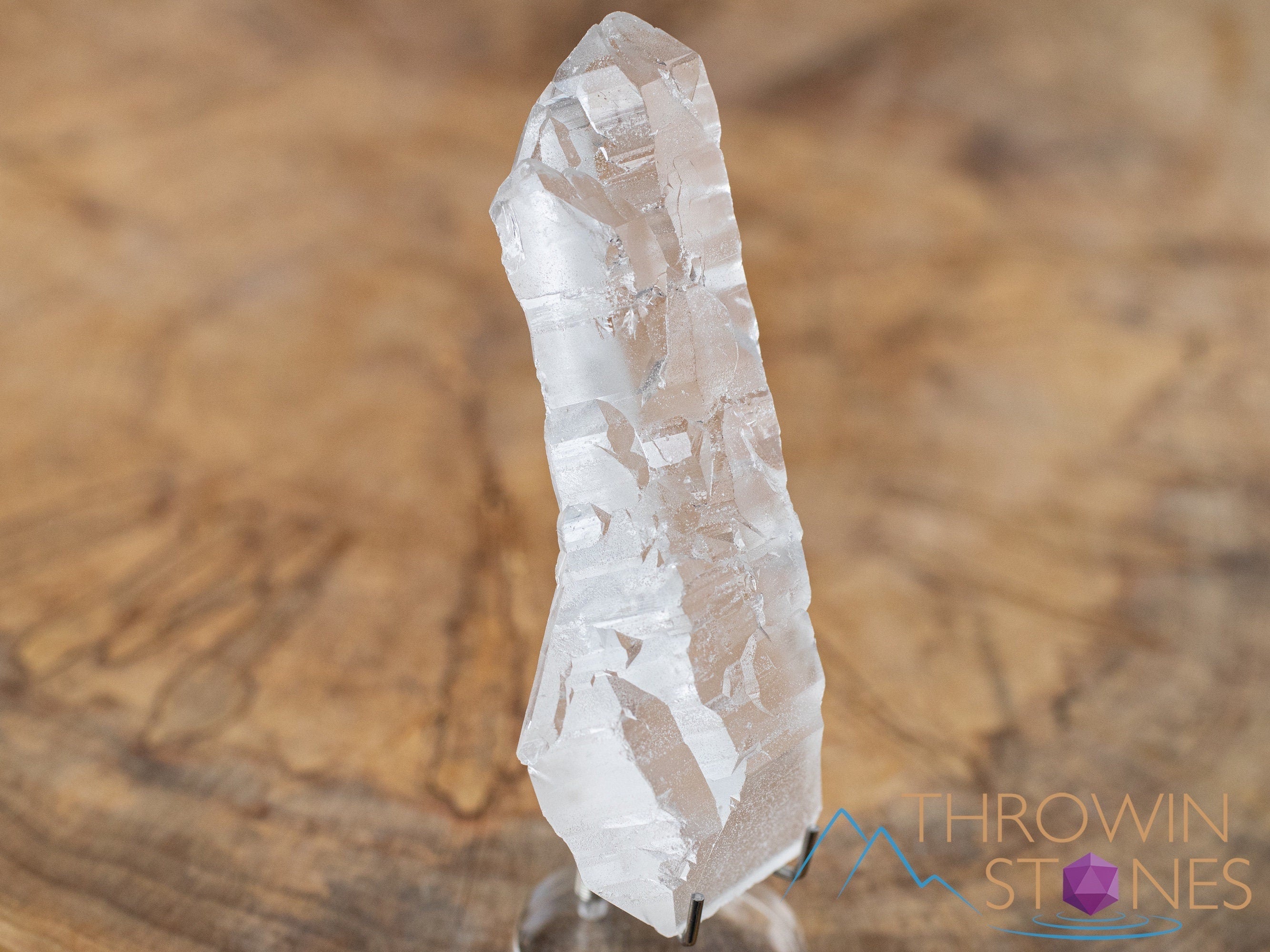 Natural Raw Quartz Crystal Point - Healing Stone for Home Decor, Housewarming Gift, Feng Shui & Meditation (41209) | Perfect for Spiritual Healing, Office Desk & Living Room Display