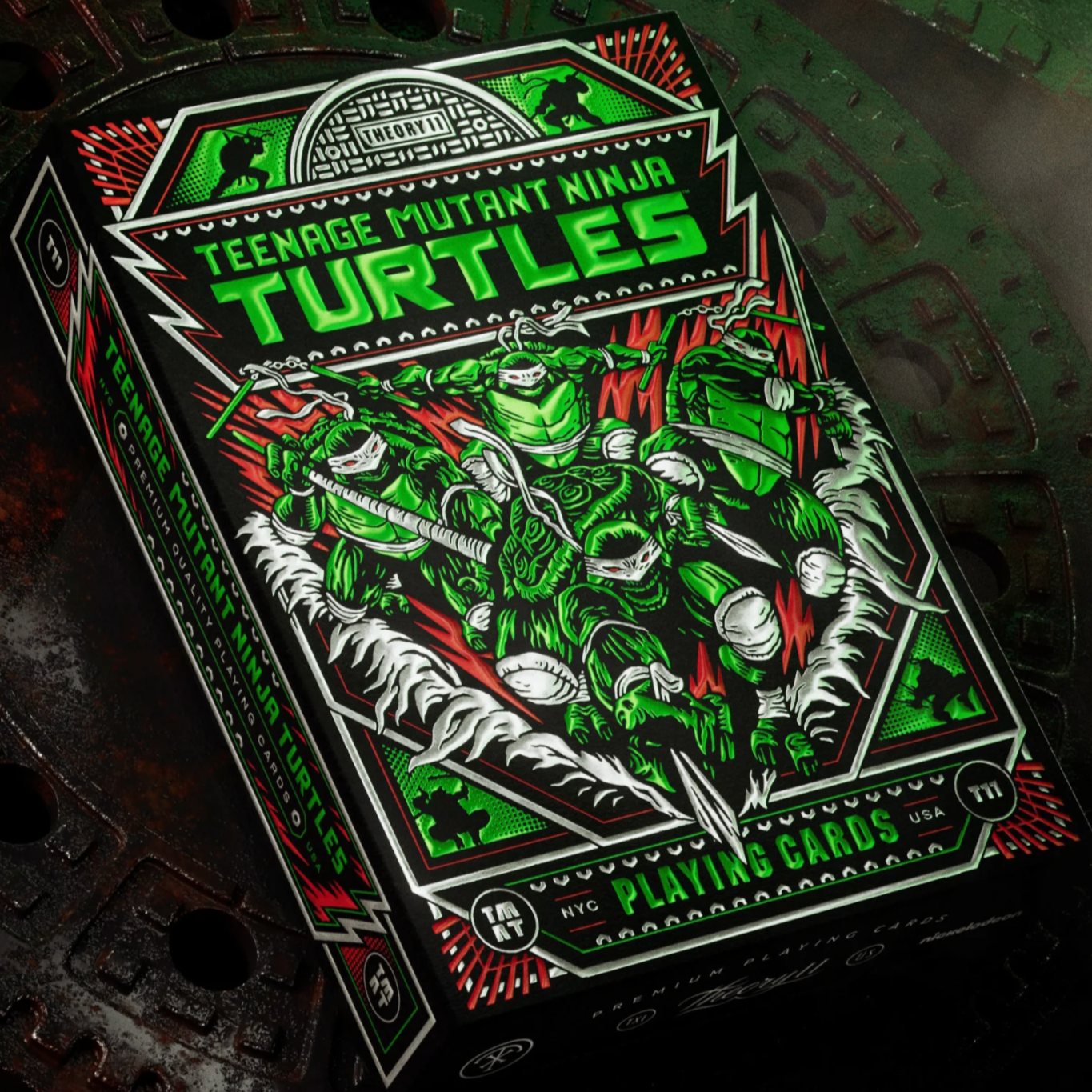 Teenage Mutant Ninja Turtles Playing Cards - 52 Deck Collectible Card Game for TMNT Fans, Family Game Night & Party Entertainment