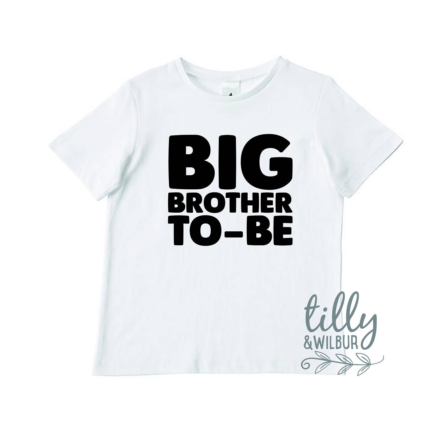 Big Brother To Be Boys T-Shirt - Funny Pregnancy Announcement Gift for Expecting Brothers - Perfect for Gender Reveal Parties & Newborn Photos
