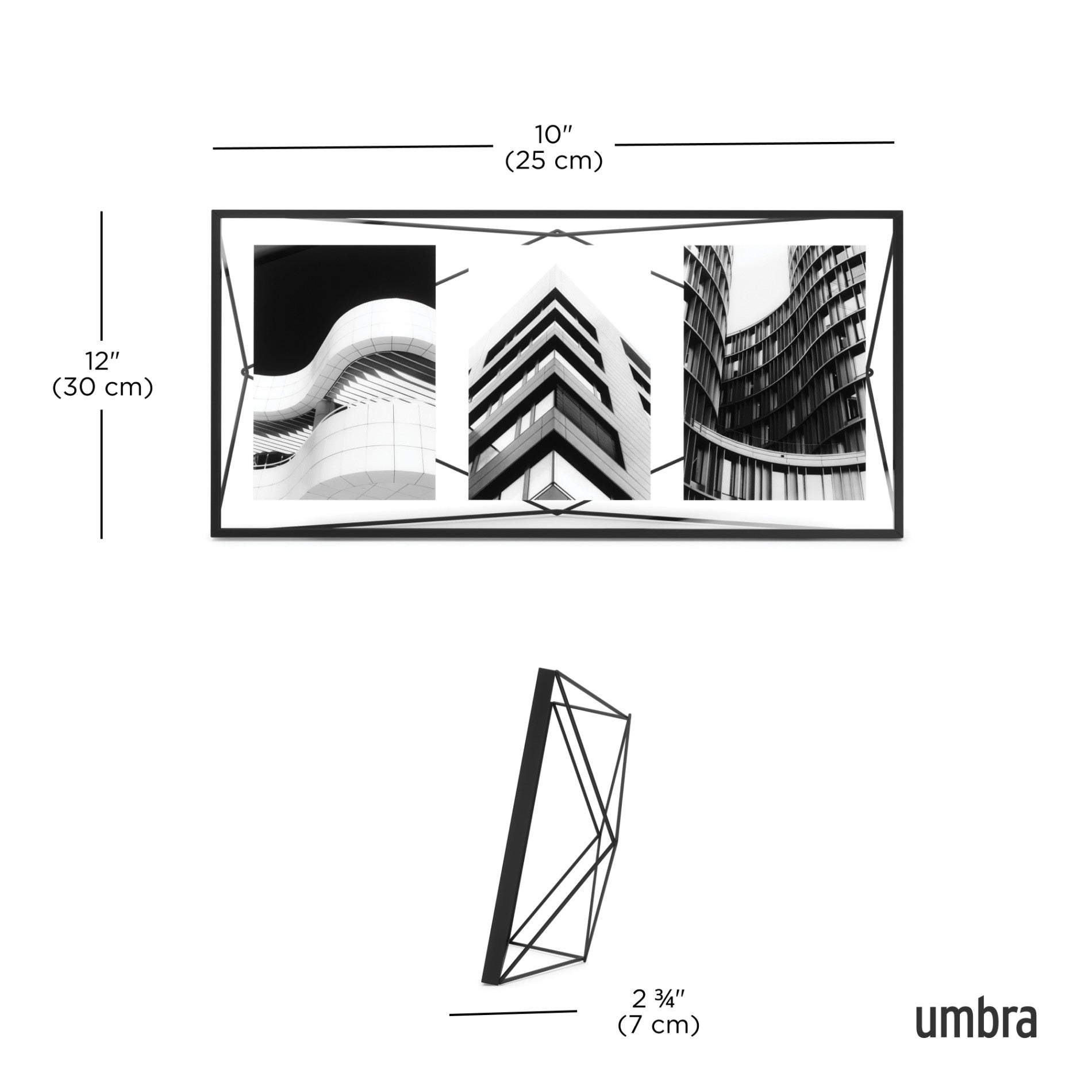Prisma Picture Frame - Elegant Modern Photo Display for Wall & Tabletop - Perfect for Home Decor, Office, and Gift Giving