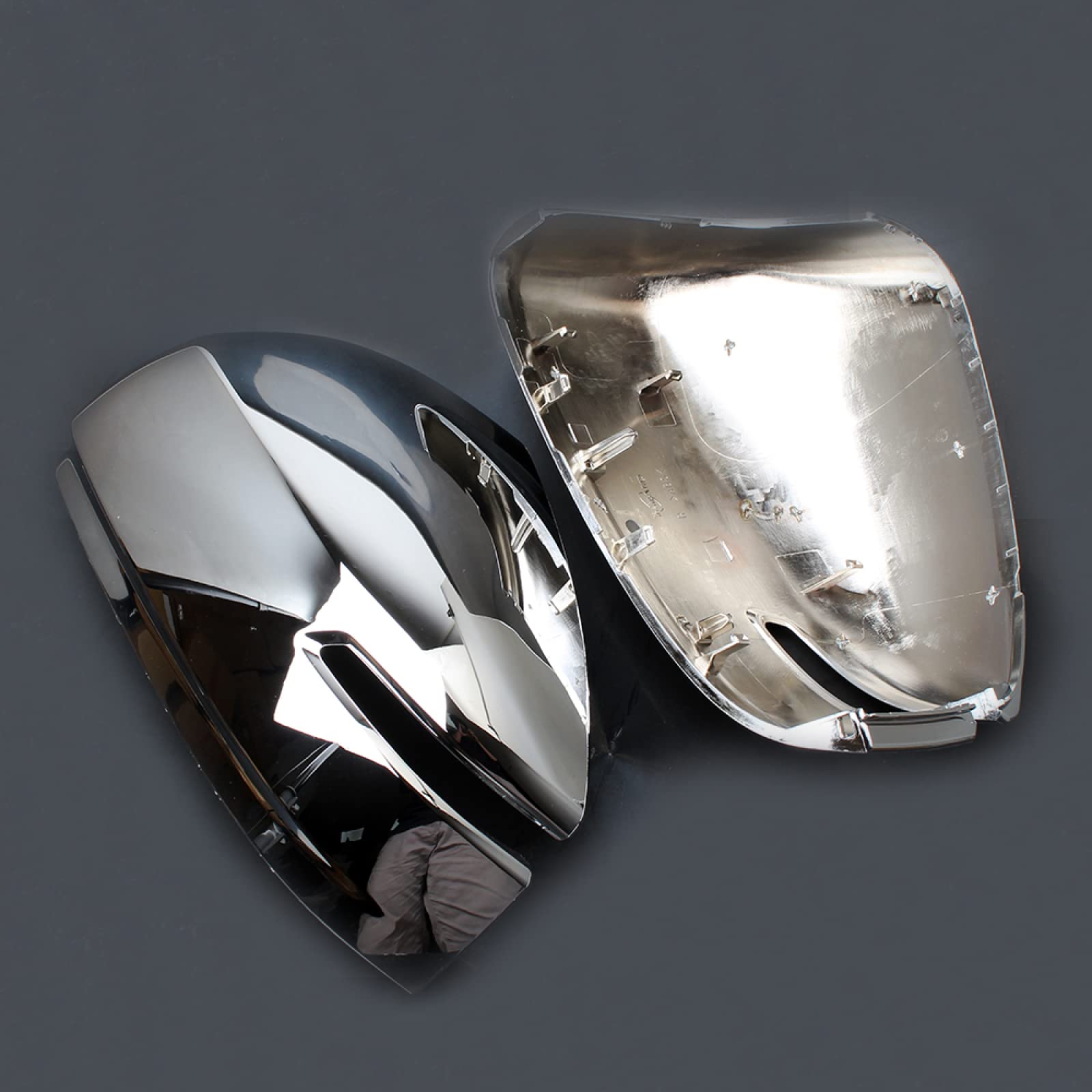 Toyota Land Cruiser 300 Series LC300 2021-2022 ABS Chrome Side Mirror Cover Caps - Replacement Rear View Mirror Accessories for Off-Road & Urban Driving