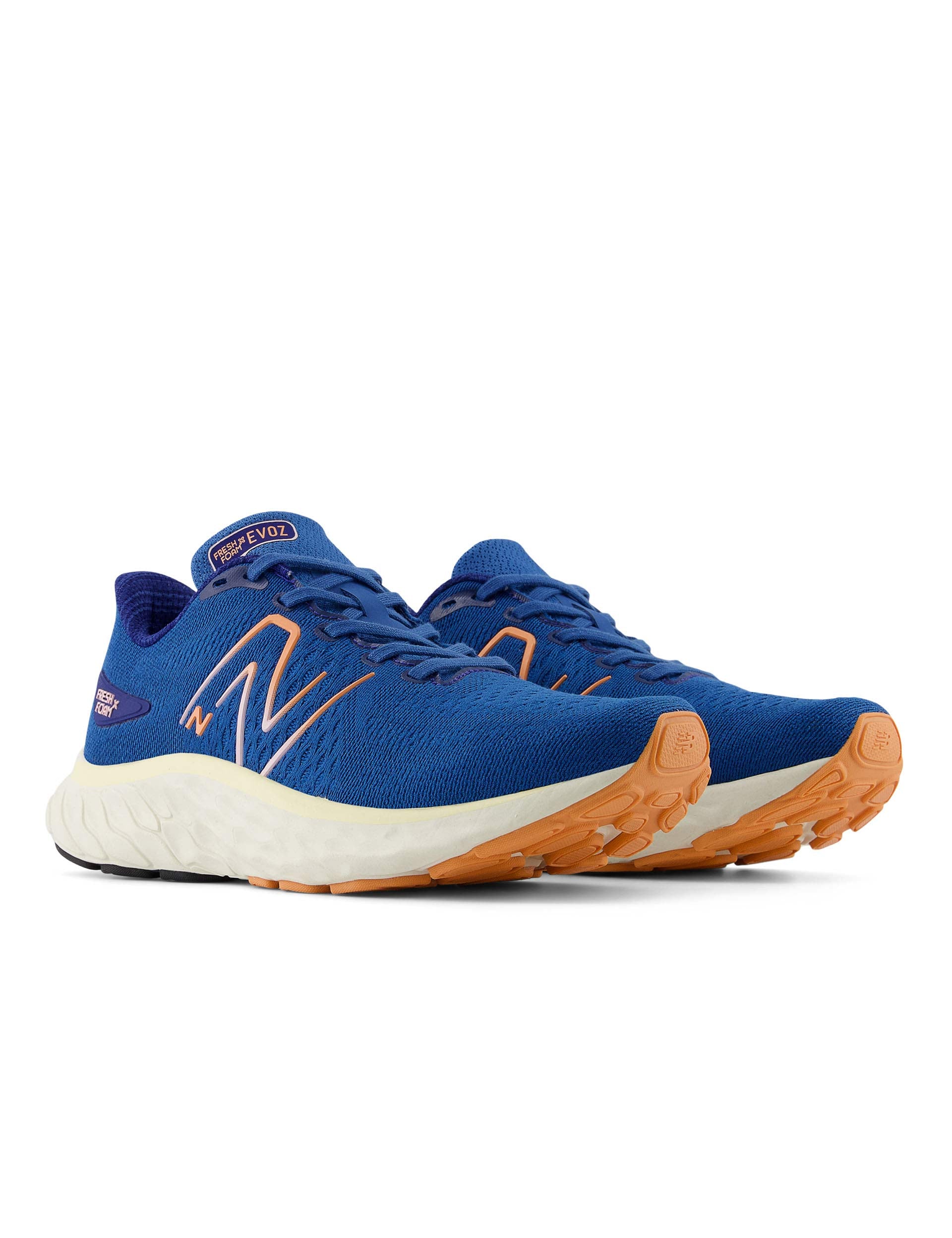 New Balance Fresh Foam X EVOZ v3 Running Shoes for Men - Lightweight & Cushioned - Blue Athletic Sneakers - Perfect for Jogging, Gym Workouts & Daily Wear