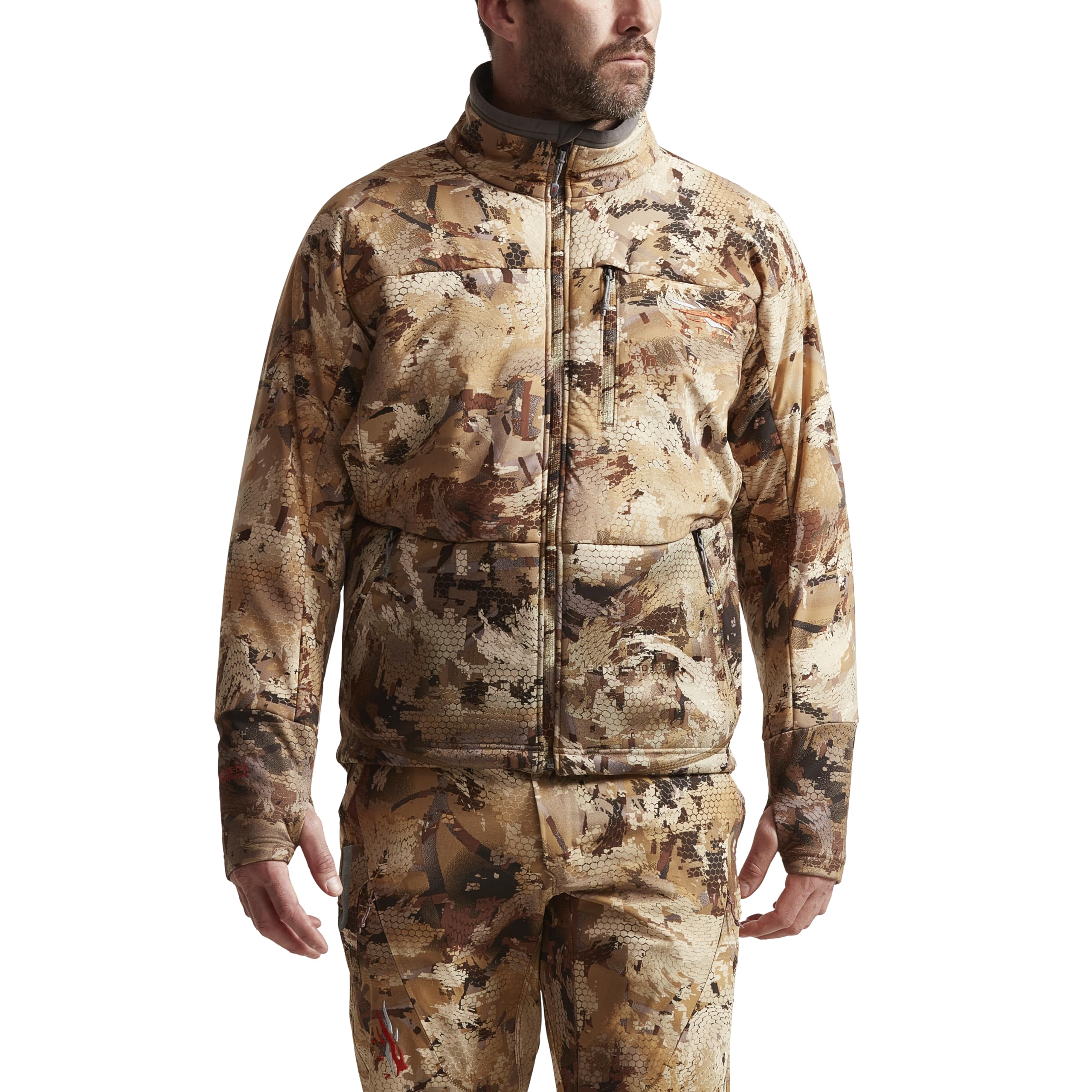 SITKA Gear Men's Duck Oven Jacket - Waterproof Hunting Jacket for Cold Weather, Camo Camouflage Outdoor Gear - Ideal for Duck Hunting, Waterfowl Season & Winter Adventures
