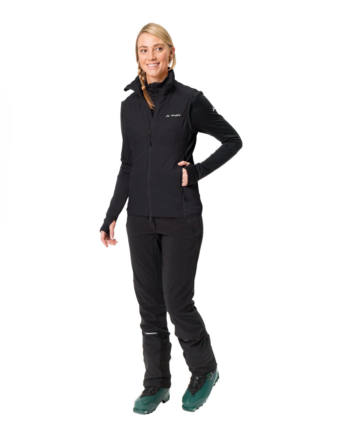 VAUDE Women's Sesvenna Vest IV Jacket - Lightweight Insulated Puffer Vest for Hiking, Running & Outdoor Activities