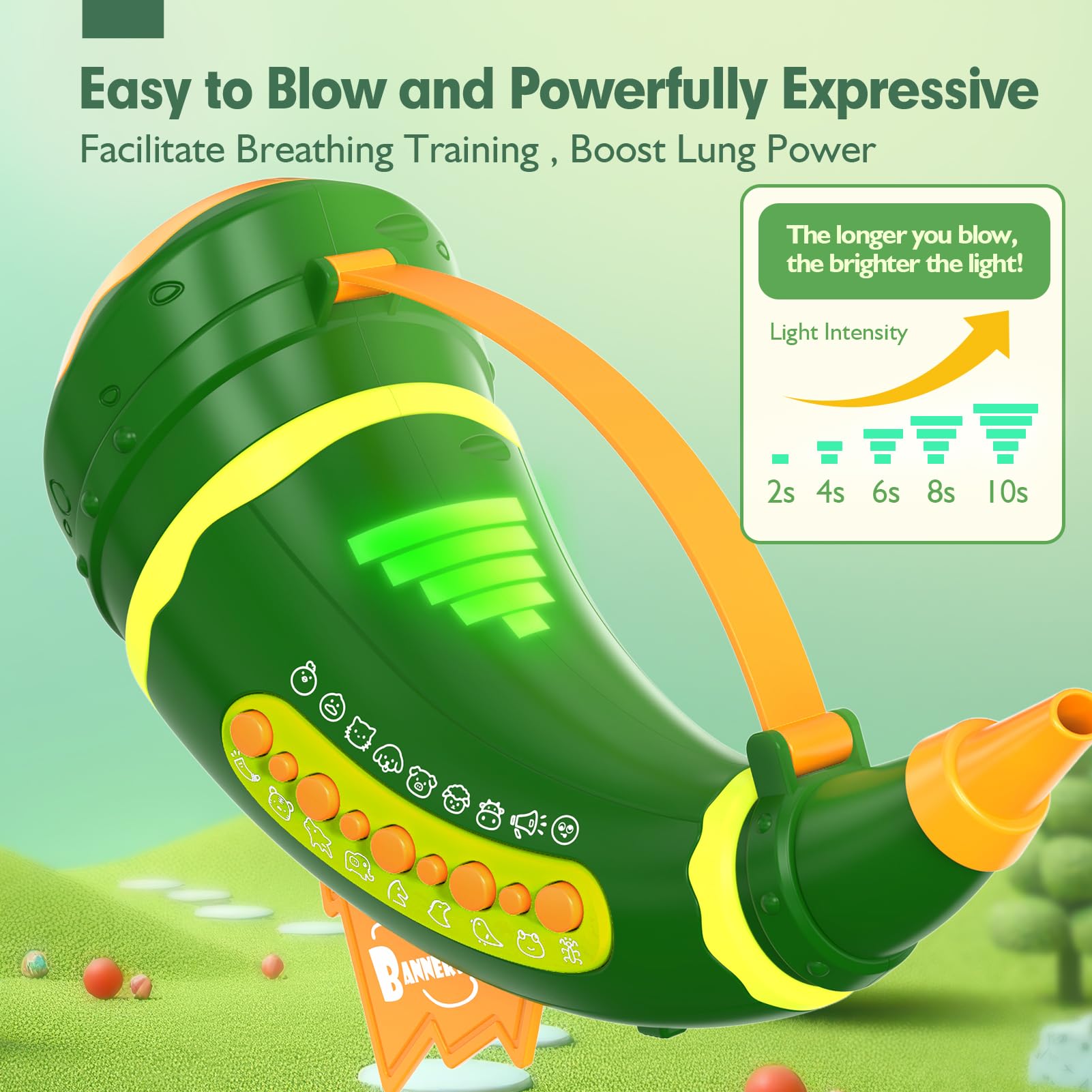 Hahaland Animal Caller Toy with 30 Realistic Forest & Farm Animal Sounds - Educational Hunting Toy for Kids Ages 3-8 - Perfect for Outdoor Exploration, Nature Learning & Easter Gifts - Great for Backyard Play, Camping & Wildlife Adventures