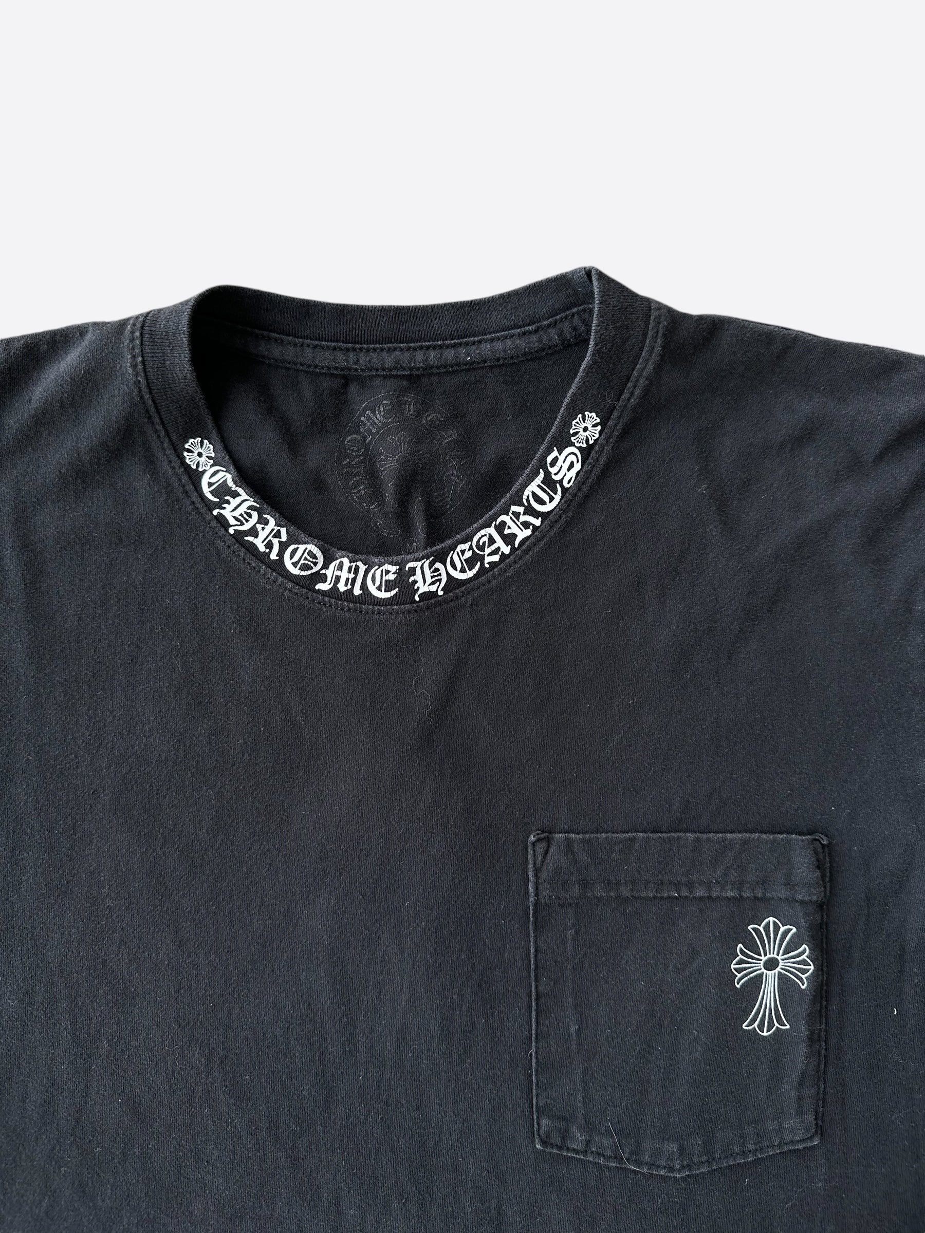 Chrome Hearts Black & White Logo T-Shirt for Men & Women | Trendy Graphic Tee for Streetwear, Concerts & Casual Outfits