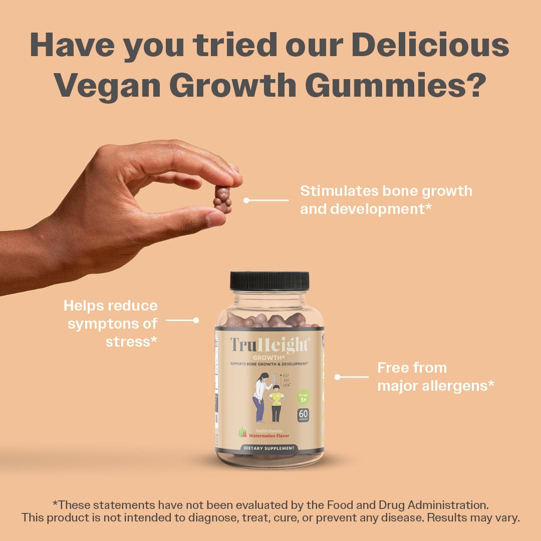3 Pack Kids Growth Gummies - Vitamin Enriched Hair & Nail Support - Perfect for School Lunchboxes & After-School Snacks