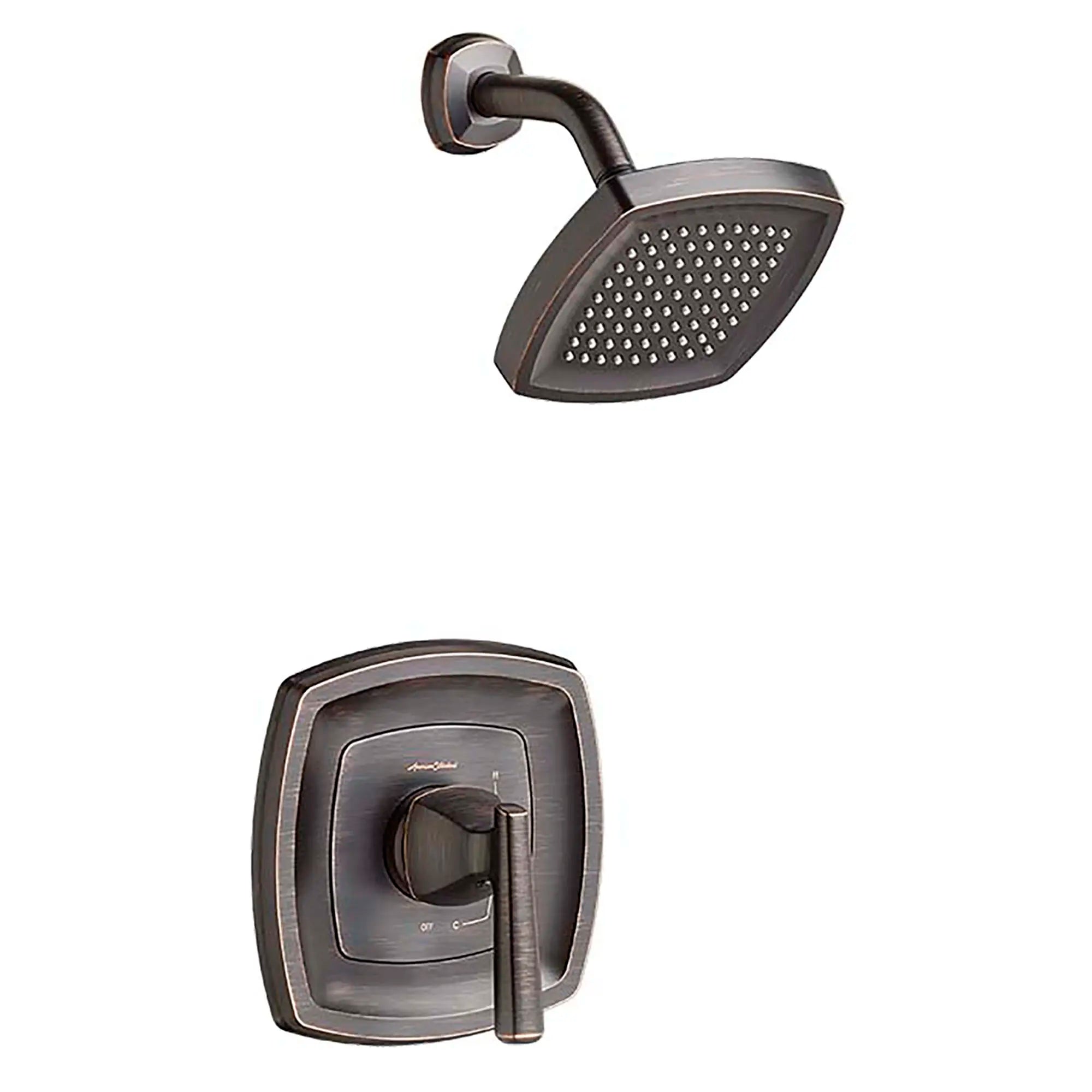Edgemere 2.5 GPM Shower Trim Kit with Lever Handle - Chrome Bathroom Faucet Set for Modern Home & Spa Experience