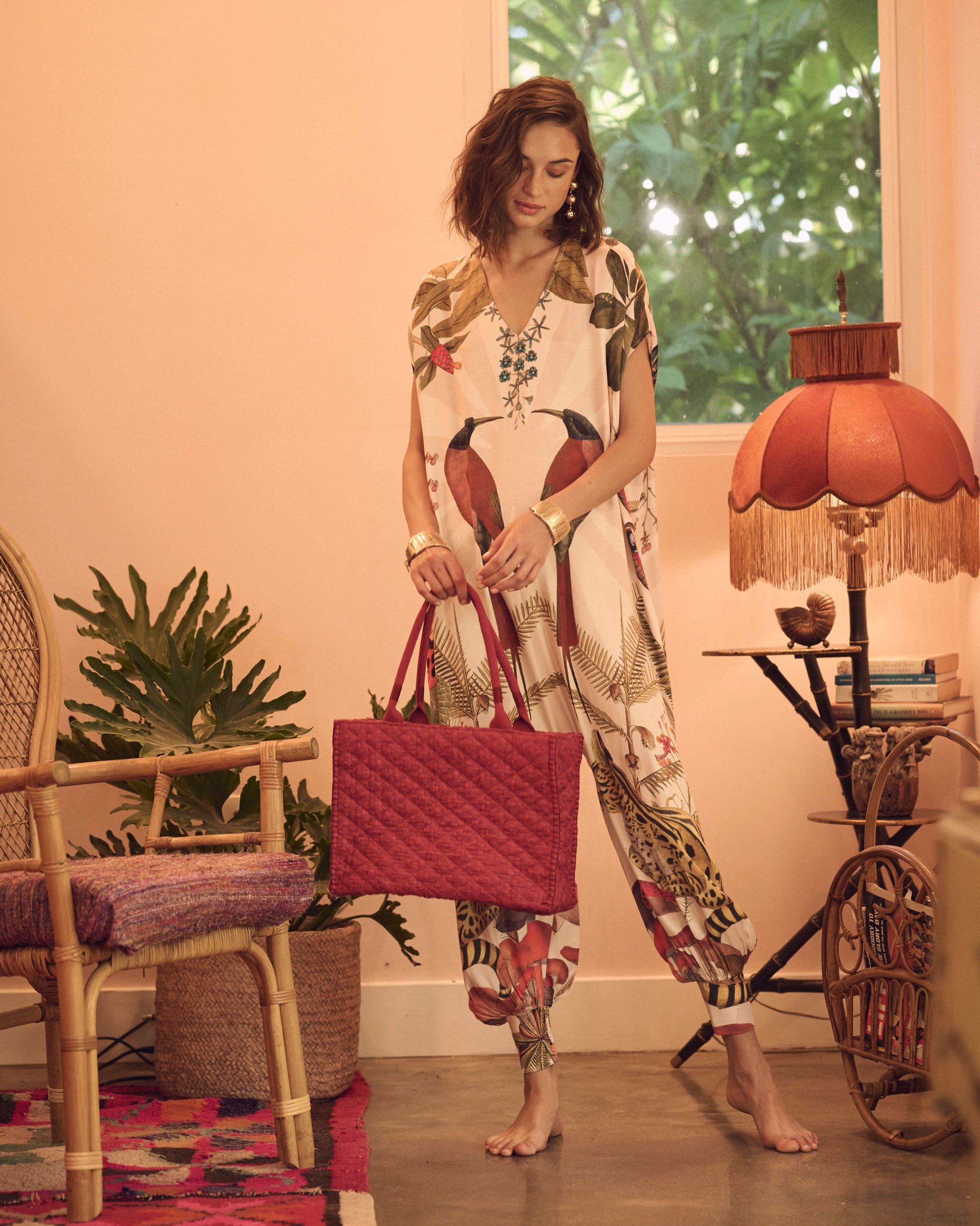 Stylish Raffia Tote Bag for Women - Eco-Friendly Woven Beach Bag with Long Handles - Perfect for Shopping, Travel & Summer Outings