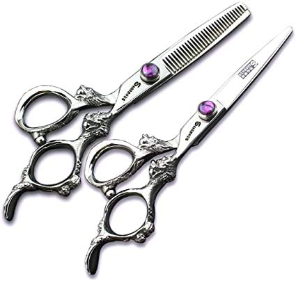 6 Inch Professional Japanese Handmade Hairdressing Scissors - Sharp Barber Shears for Precision Hair Cutting - Perfect for Salon Stylists & Home Haircuts