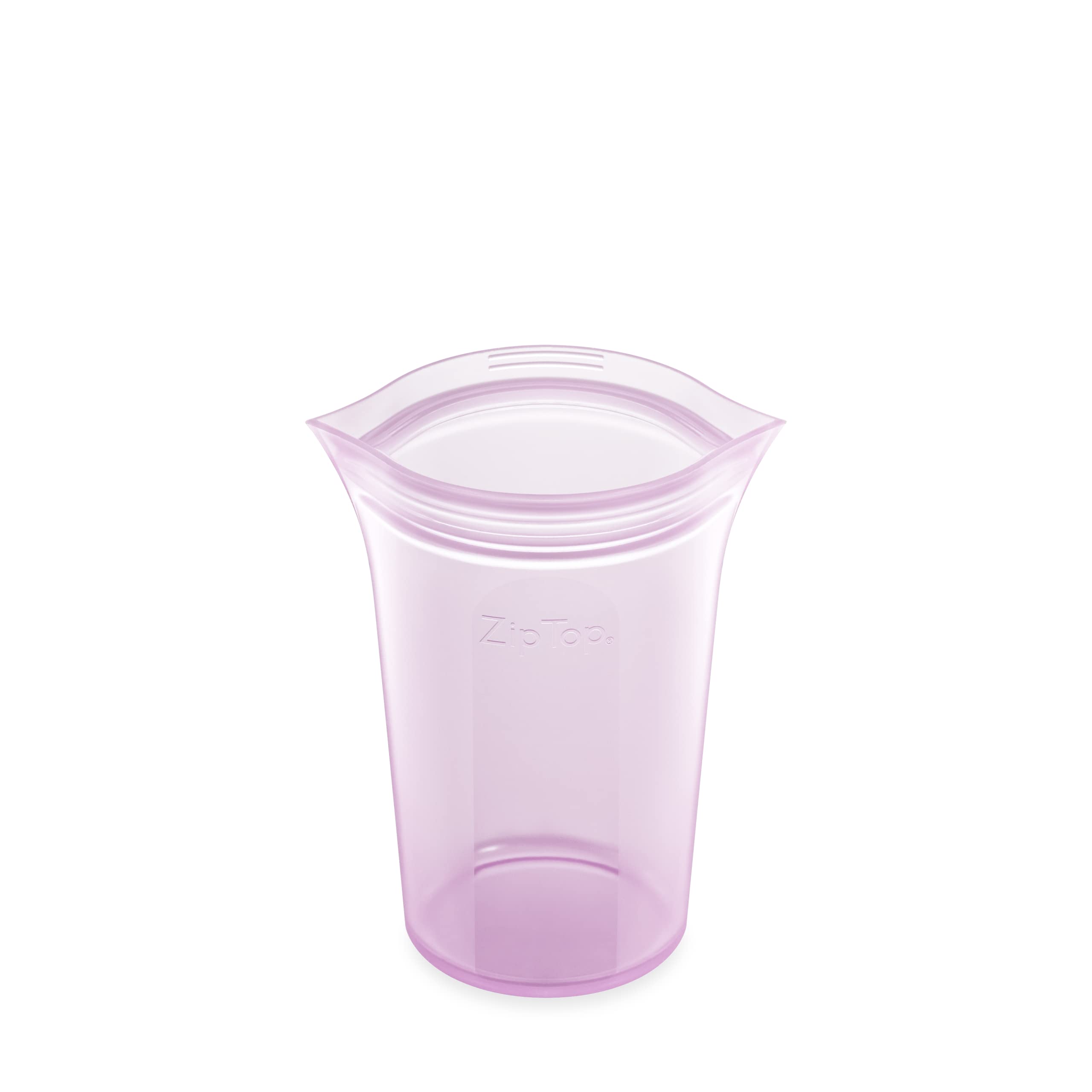 Reusable Silicone Food Storage Bags - Medium Cup Size [Lavender] | Microwave, Dishwasher & Freezer Safe | Eco-Friendly Meal Prep Containers | Made in USA | Perfect for Lunches, Snacks & Leftovers