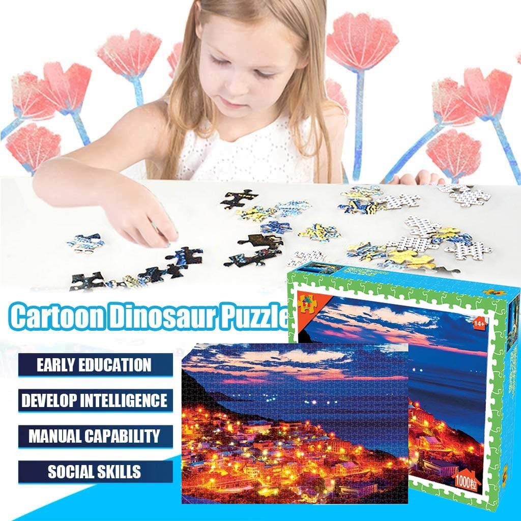 1000-Piece Landscape Puzzle for Adults & Kids - Educational Holiday Toy Gift for Family & Friends | Perfect for Relaxation, Brain Training & Family Bonding