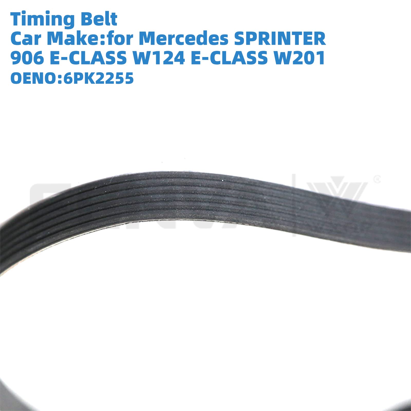 High-Quality Car Timing Belt & Serpentine Belt for Sprinter 906, MAZDA6, Jeep - 6PK2255, 5127258AA, 68027636AA, 5132825AA - Perfect for Engine Maintenance & Performance Tuning