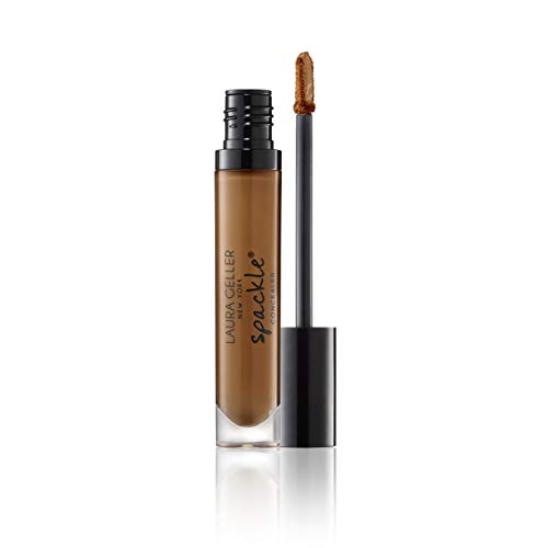 LAURA GELLER NEW YORK Spackle Concealer for Dark Circles - Full Coverage Liquid Concealer, Deep Shade, 0.17 Fl Oz - Perfect for Under Eye Brightening & Blemish Covering
