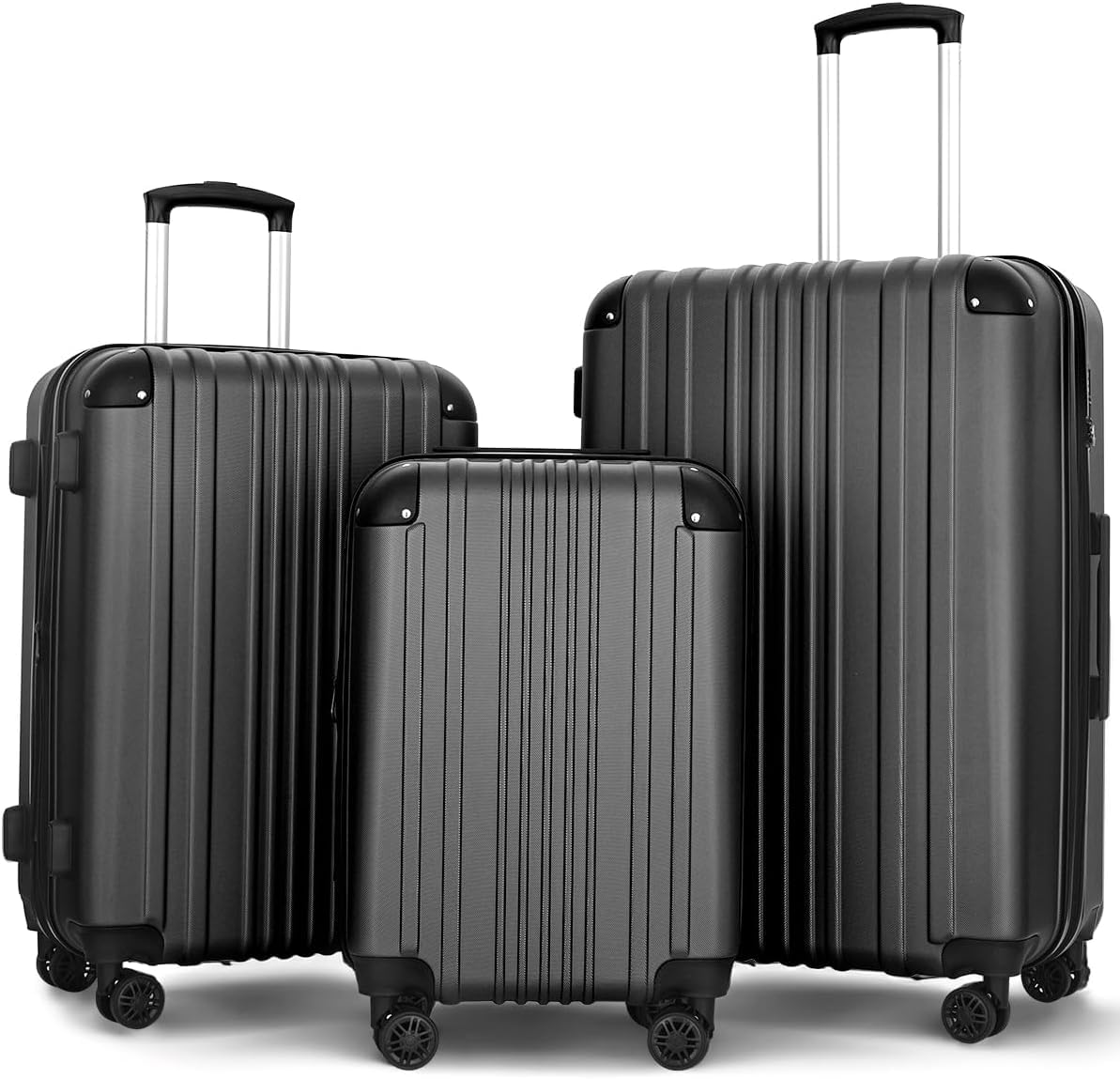 3-Piece Hard Shell Spinner Luggage Set with TSA Lock - 20