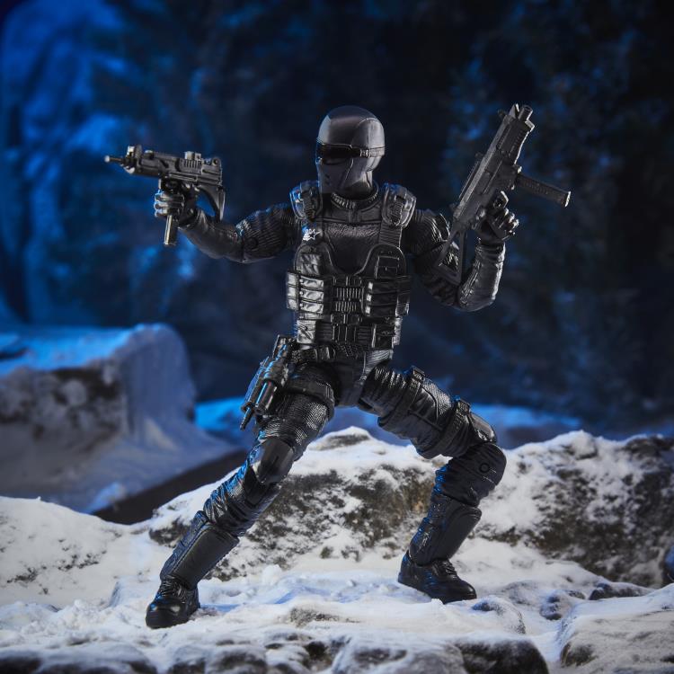 G.I. Joe Classified Series Snake Eyes Action Figure with Timber Wolf - 6-Inch Collectible Toy for Fans - Perfect for Display, Play & Gifting