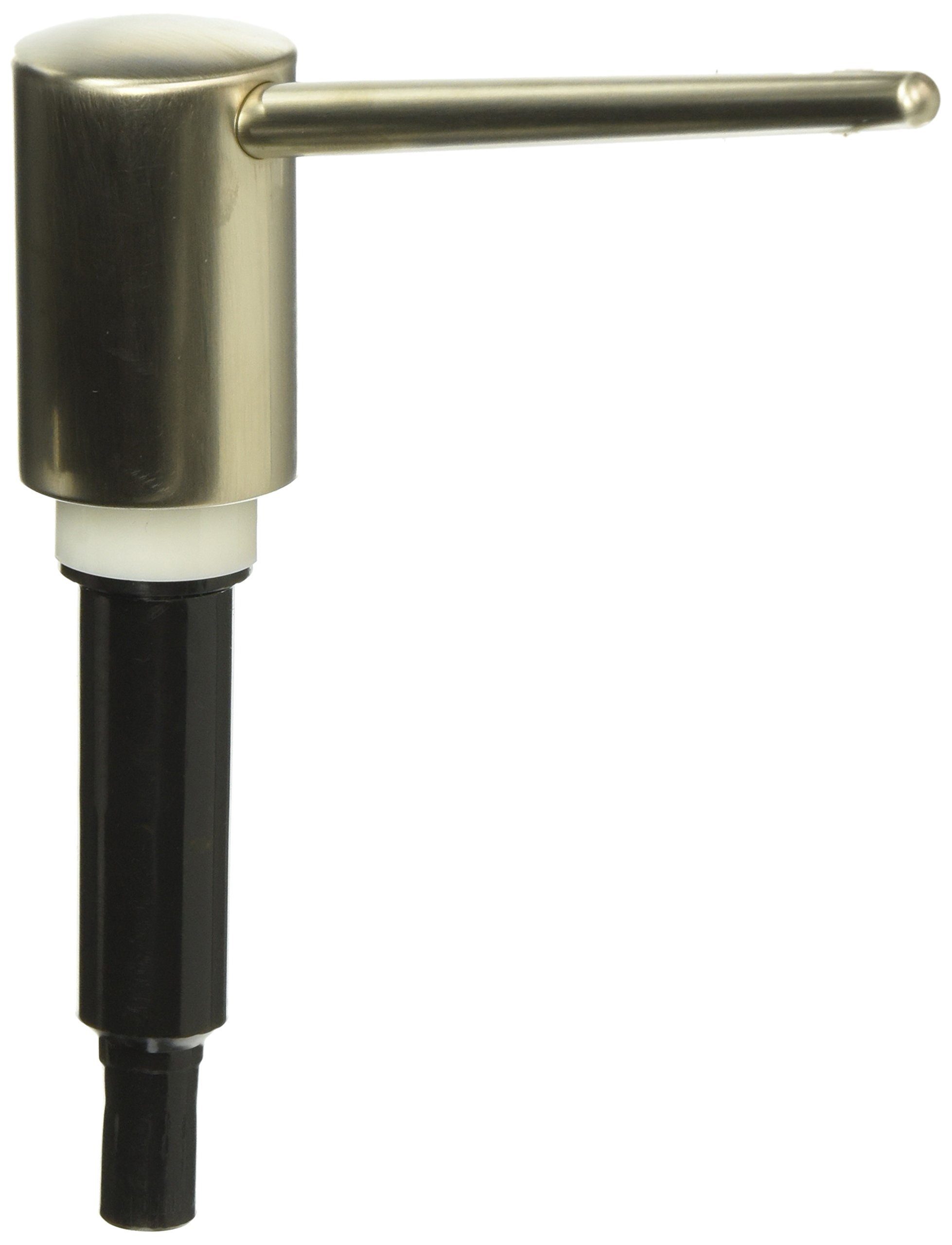 Rohl LS750LPSTN Premium Soap Dispenser in Satin Nickel Finish - Elegant Touchless Bathroom & Kitchen Accessory for Modern Homes