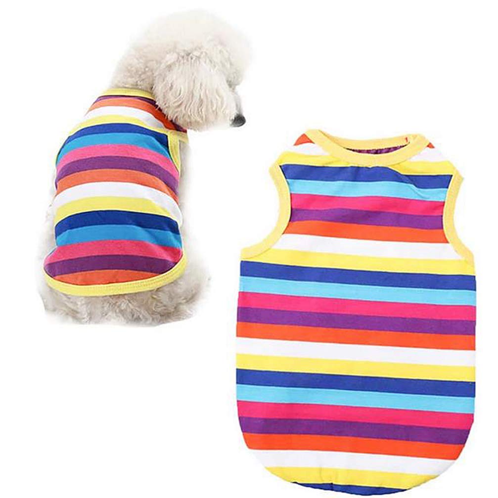 Balacoo Summer Dog Dress - Cute Printed Dog Vest & Camisole Tops for Puppies - Breathable Pet Apparel for Outdoor Walks, Beach Trips & Summer Playtime