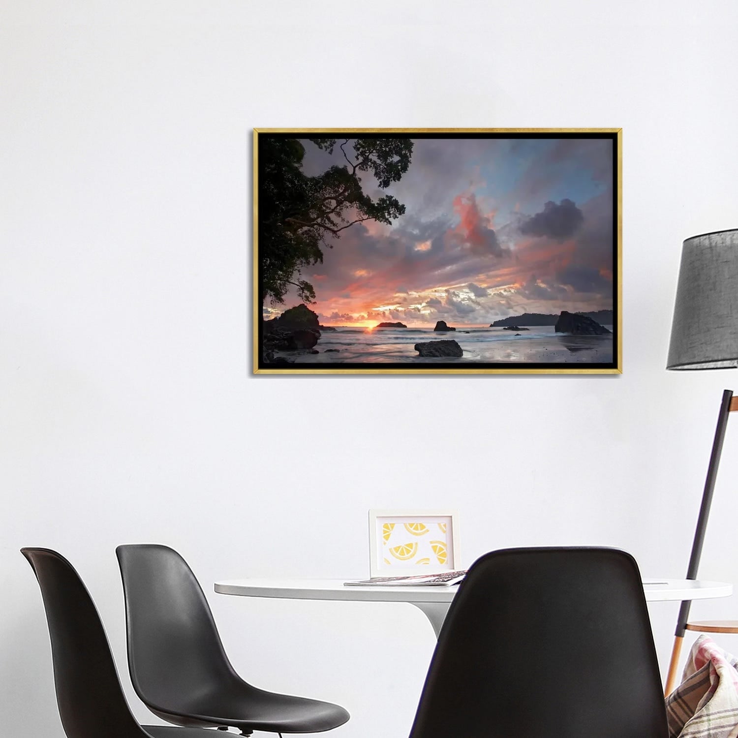 Tim Fitzharris Framed Wall Art - Stunning Beach & Coastline Photo of Manuel Antonio National Park, Costa Rica | Perfect for Home Decor, Office & Living Room