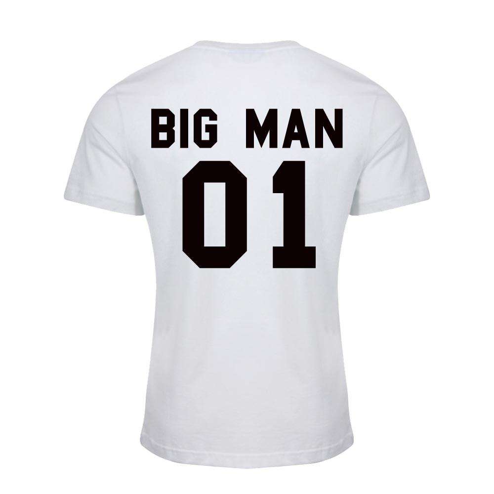 Big Man & Little Man Bestie/Brother Matching T-Shirts - Father & Son, Brothers, or Friends Matching Outfits - Perfect for Family Photos, Birthdays, and Special Occasions