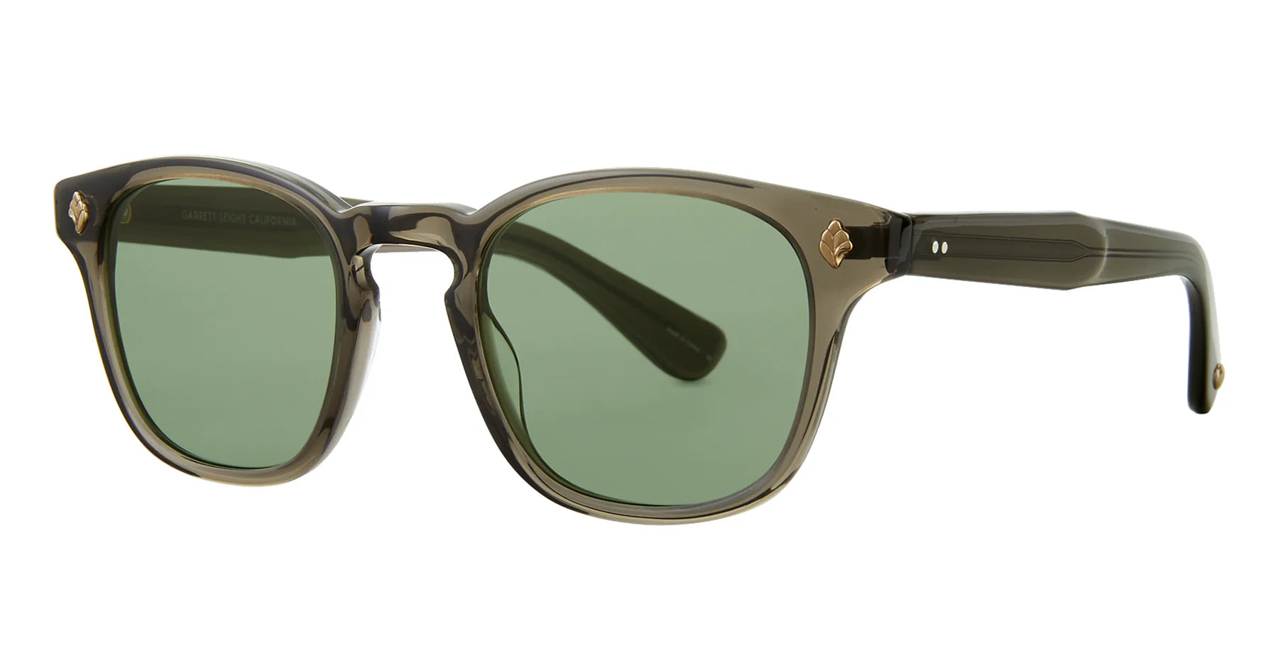 Garrett Leight Ace 2081 BLGL SFPG Sunglasses - Classic Vintage Style for Men & Women - Perfect for Outdoor Activities, Beach, Driving & Fashion Accessories