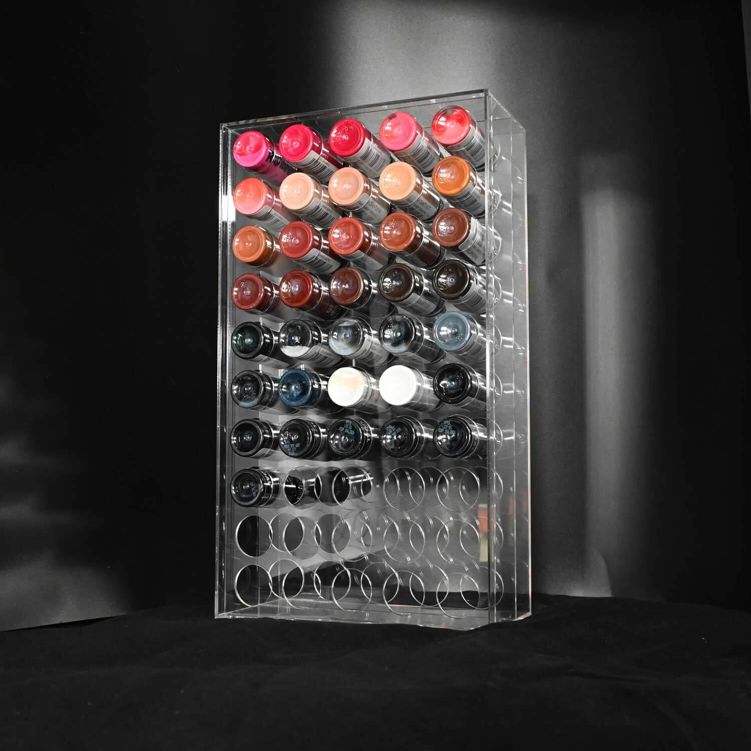 5-Tier Clear Acrylic Ink Bottle Organizer Stand - Perfect for Calligraphy, Fountain Pen & Art Supply Storage - Home, Office & Craft Room Organization