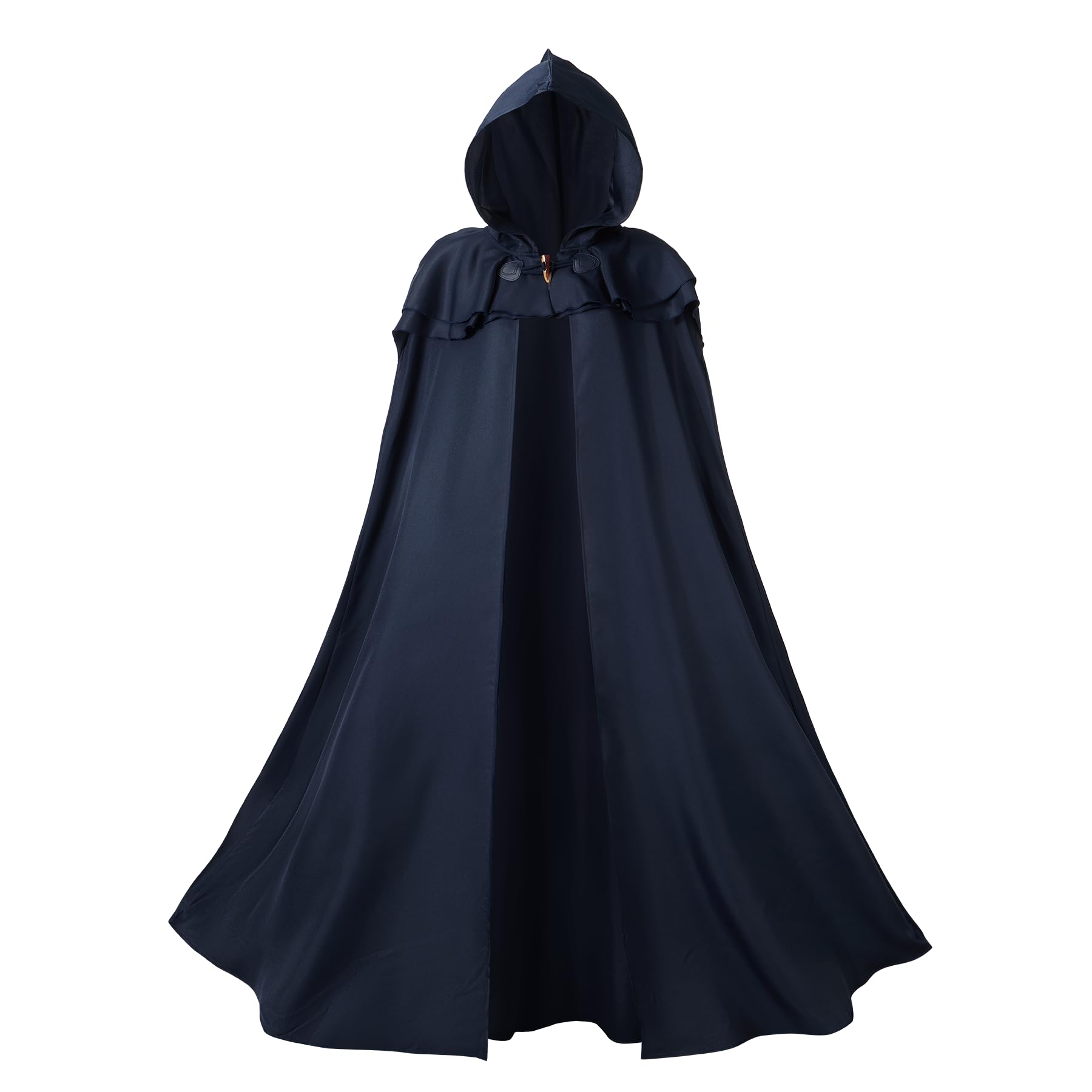 Medieval Hooded Cloak for Men & Women - Renaissance Cape, Viking Costume Cloak for LARP, Cosplay & Historical Reenactment