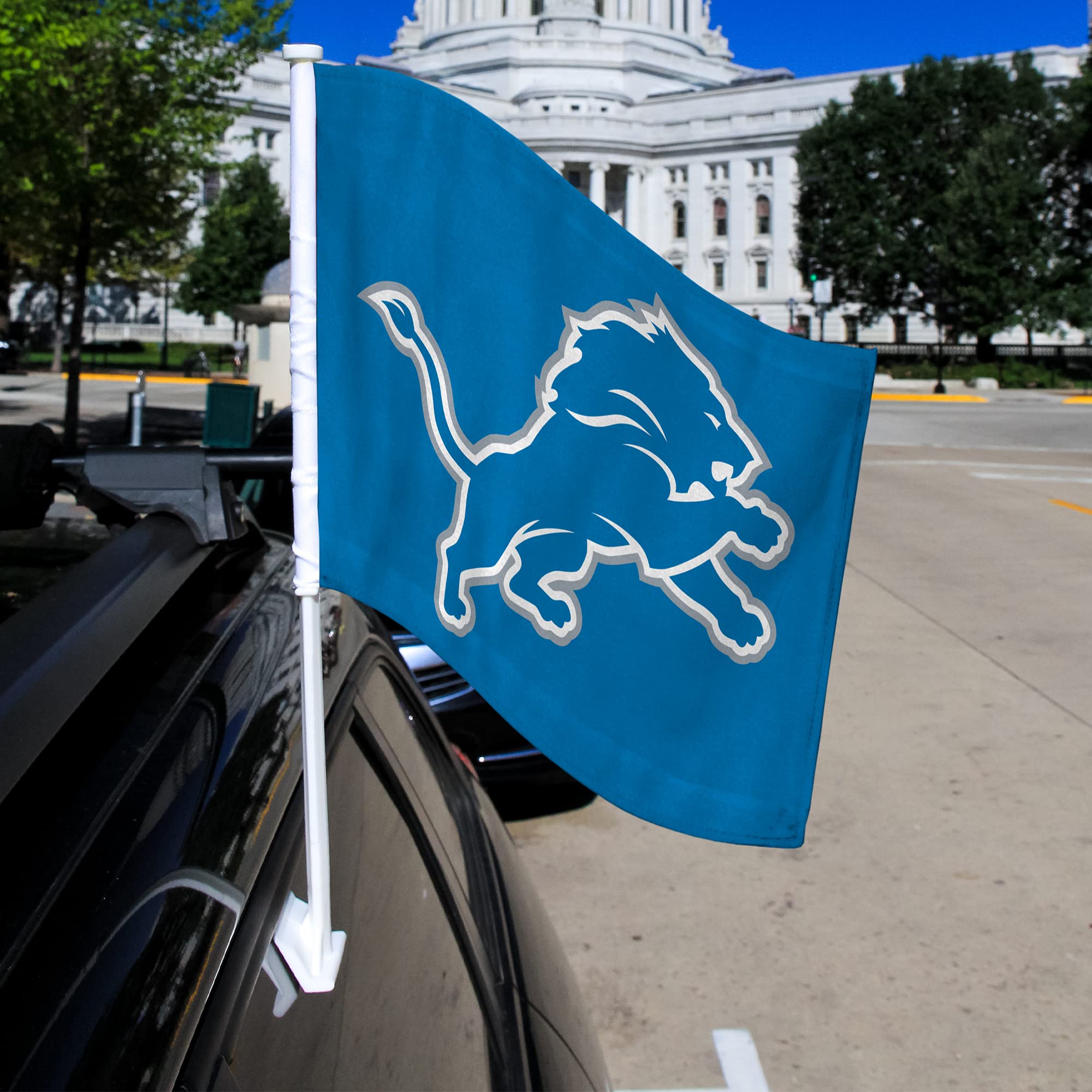 NFL Car Flag - Double Sided Team Logo Car Accessory for Game Day Tailgating & Road Trips - Officially Licensed Team Pride Decoration