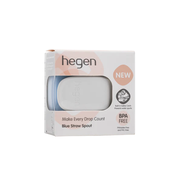 Hegen Baby Bottle Straw Spout - Blue - BPA Free, Leak Proof, Easy to Clean - Perfect for Travel, Daycare & On-the-Go Feeding