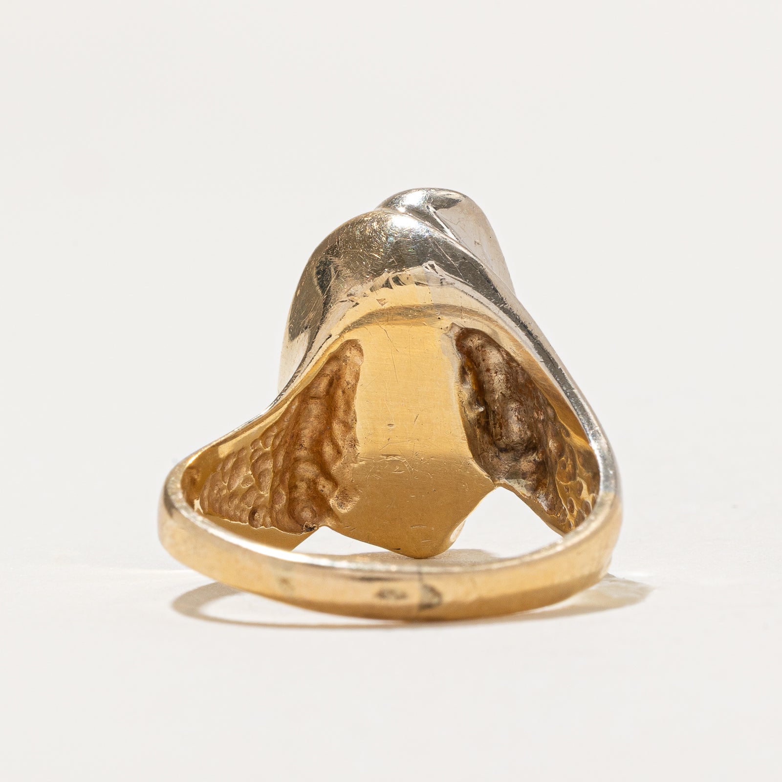 Baroque Pearl Abstract Ring - Size 7.25 | Unique Handmade Jewelry for Women, Boho Chic Fashion Statement, Perfect for Weddings & Special Occasions