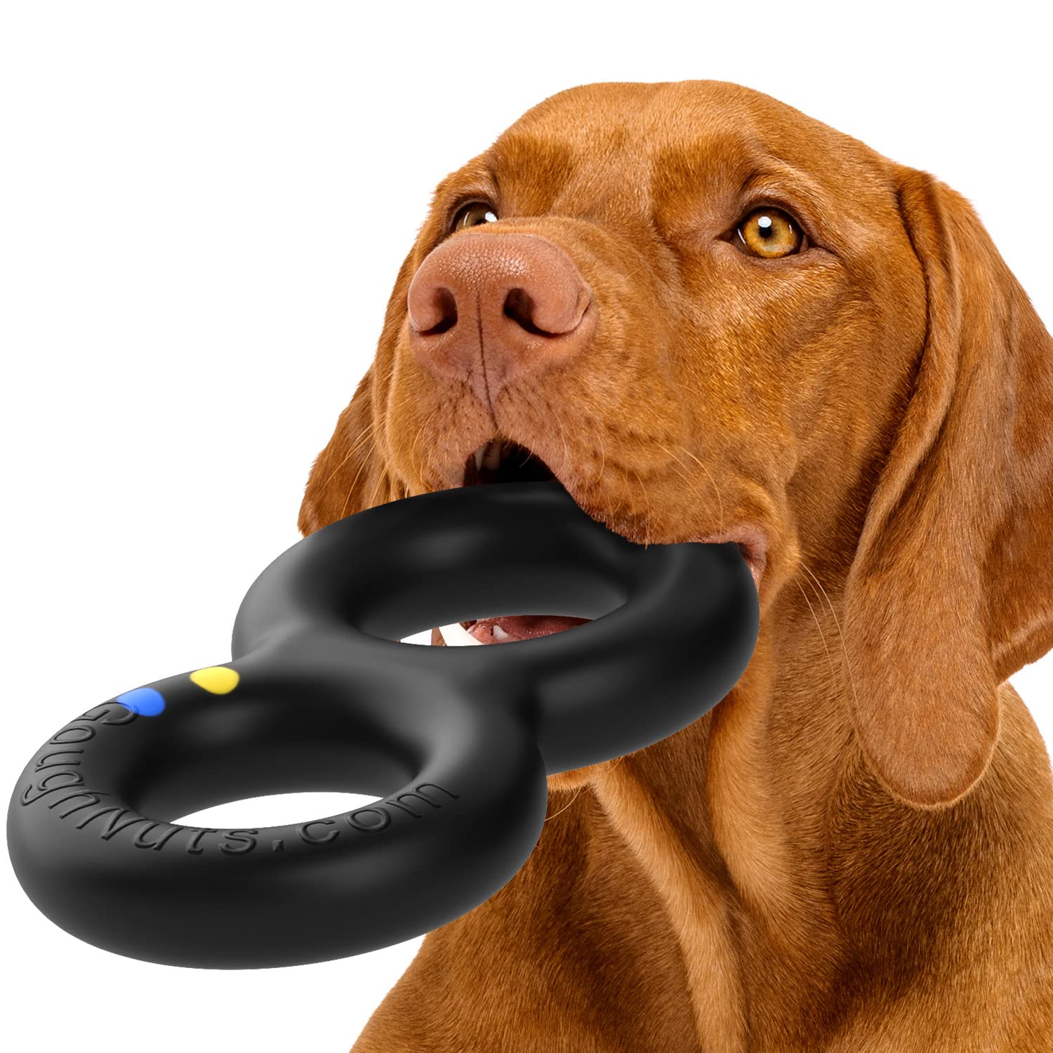 Durable Goughnuts Chew Toys for Large Dogs - Tug, Stick & Ring for Aggressive Power Chewers | Tough Dog Toys for Playtime, Training & Anxiety Relief