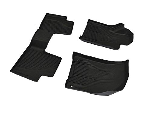 Mopar 82214098AC All Weather Floor Mats for Jeep Wrangler & Gladiator - Heavy Duty Rubber Car Mats, Waterproof & Durable - Perfect for Off-Roading, Camping & Winter Driving