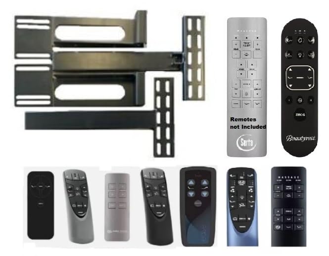 Smart Motion Headboard Bracket Kit - Luxury Black or Serta Motion Custom Fit for Twin, Twin XL, Full, Queen, Split King & California King Beds - Perfect for Adjustable Beds, Home Theaters & Bedroom Upgrades