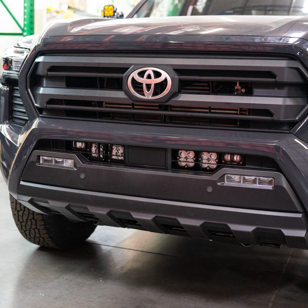 2024 Toyota Tacoma LED Light Bar Bumper Mount Kit - Heavy Duty Off-Road Bracket for Fog Lights & Driving Lights - Perfect for Night Driving, Camping & Truck Accessories
