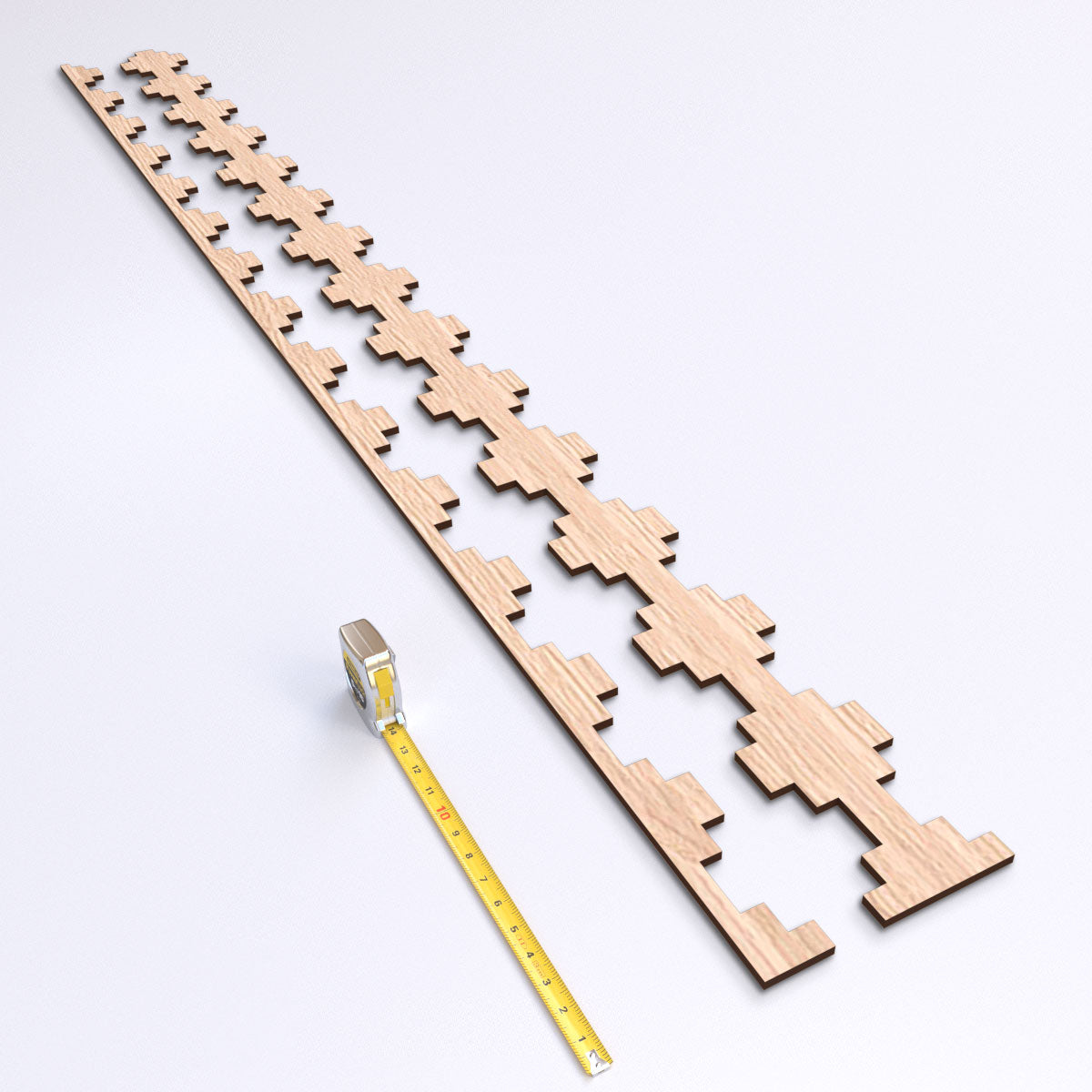 Adjustable Wood Slat Wall Kit - Modern Acoustic Panel for Home & Office Decor | DIY Room Divider & Soundproofing Solution