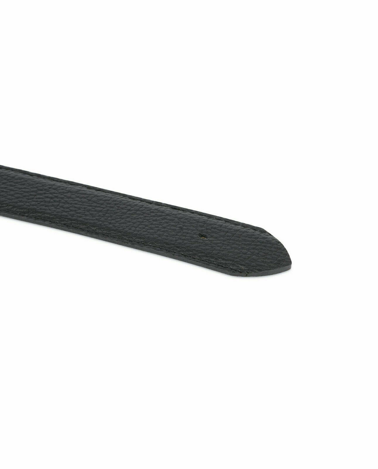 Genuine Calfskin Leather Replacement Belt Strap for Ferragamo - No Buckle Included - Premium Black Dress Belt for Men & Women | Perfect for Business Attire, Formal Occasions & Luxury Fashion Accessories