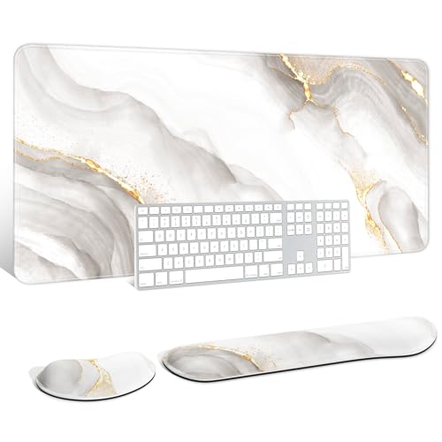 White Gold Gray Marble