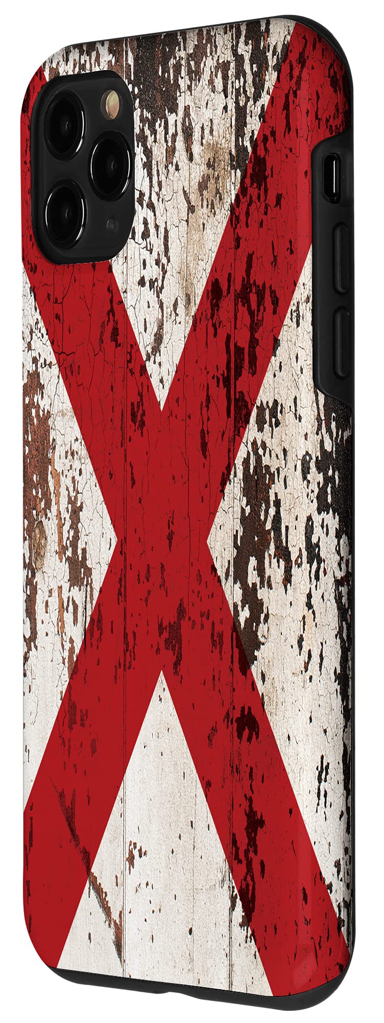 iPhone 11 Pro Case with Alabama Flag Design - Durable AL State Rustic Cover for Protection | Perfect for Travel, Daily Use & Showing State Pride